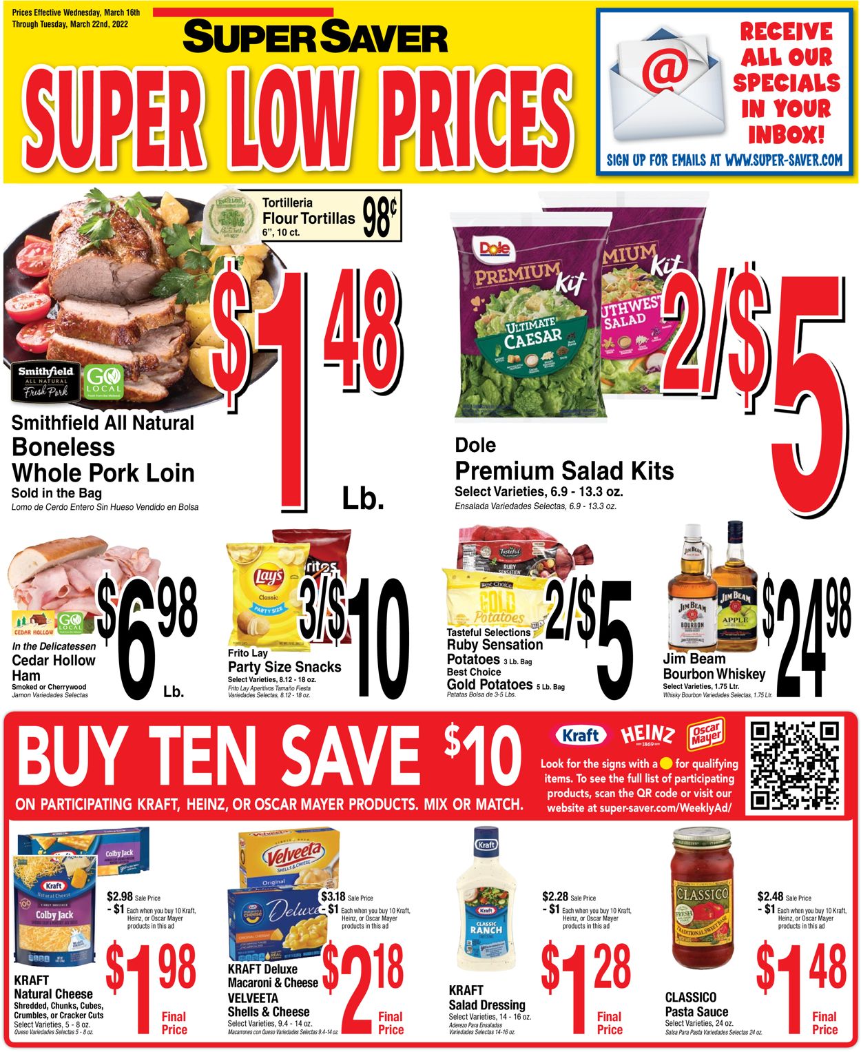 Super Saver Weekly Ad Circular - valid 03/16-03/22/2022