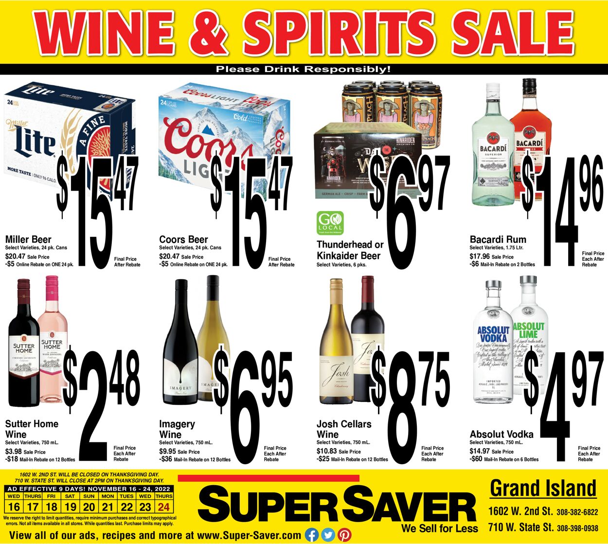 Super Saver Weekly Ad Circular - valid 11/16-11/24/2022 (Page 8)