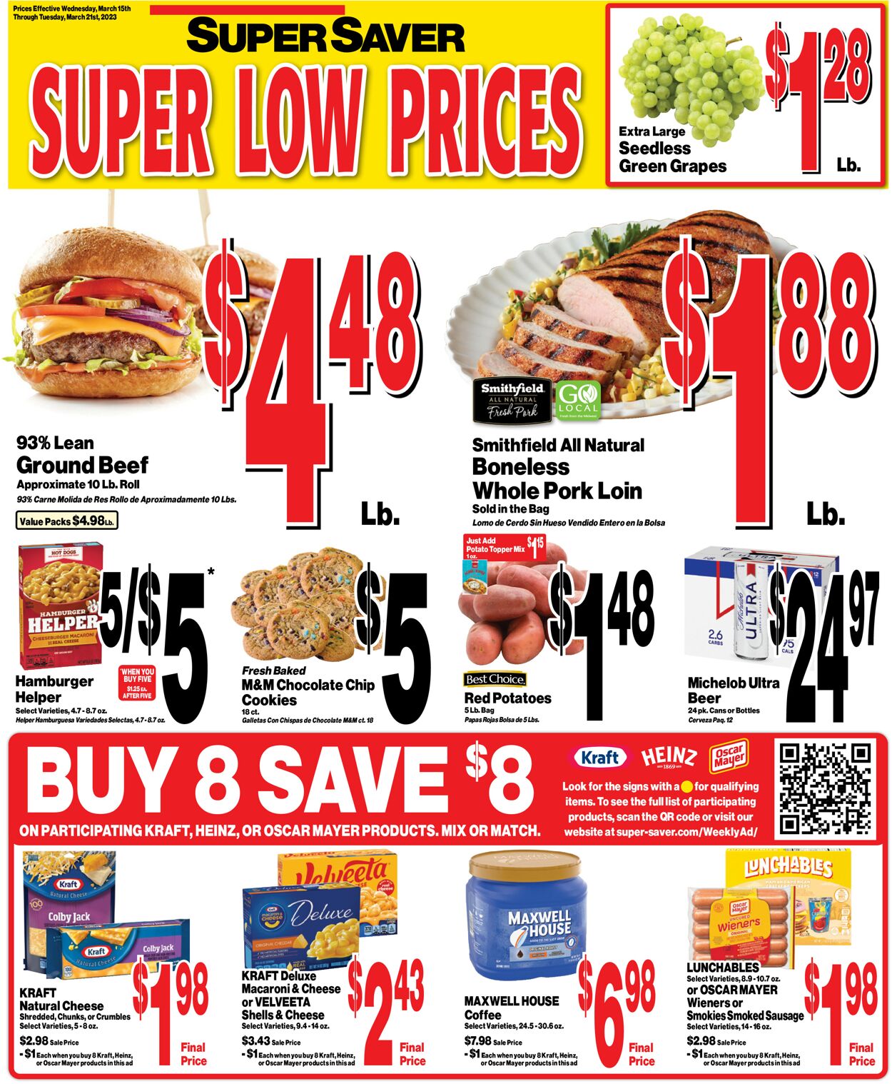 Super Saver Weekly Ad Circular - valid 03/15-03/21/2023