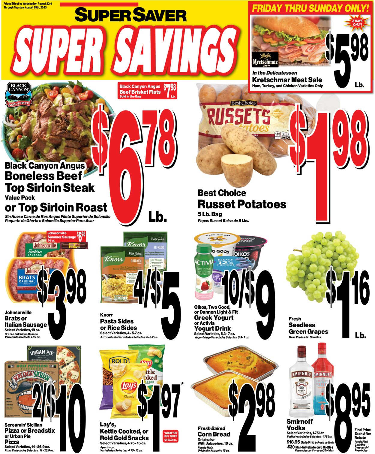 Super Saver Weekly Ad Circular - valid 08/23-08/29/2023