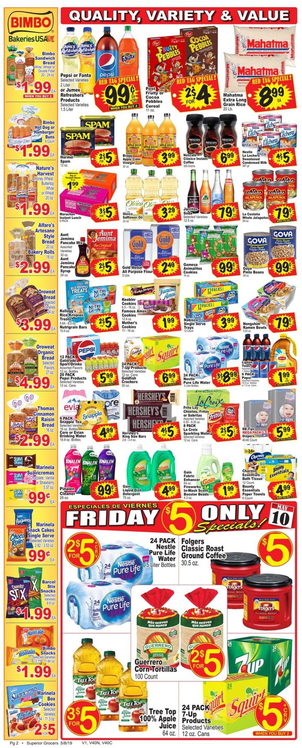 Superior Grocers Weekly Ad Circular - valid 05/08-05/14/2019 (Page 2)