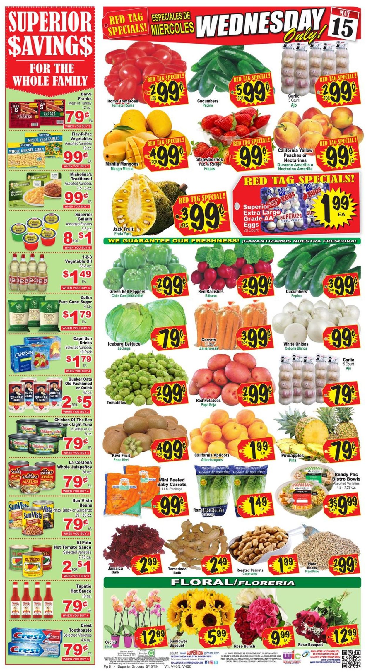 Superior Grocers Weekly Ad Circular - valid 05/15-05/21/2019 (Page 6)