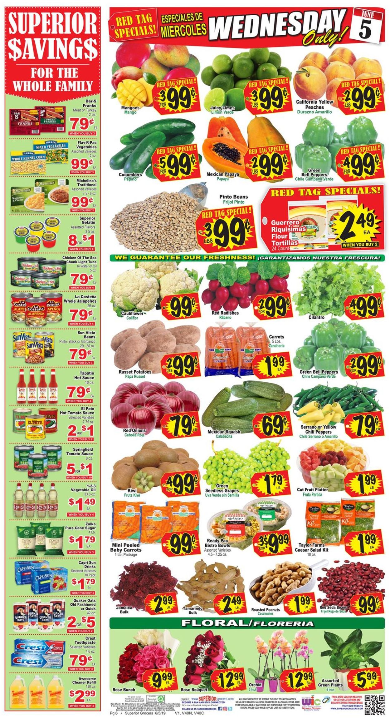 Superior Grocers Weekly Ad Circular - valid 06/05-06/11/2019 (Page 6)