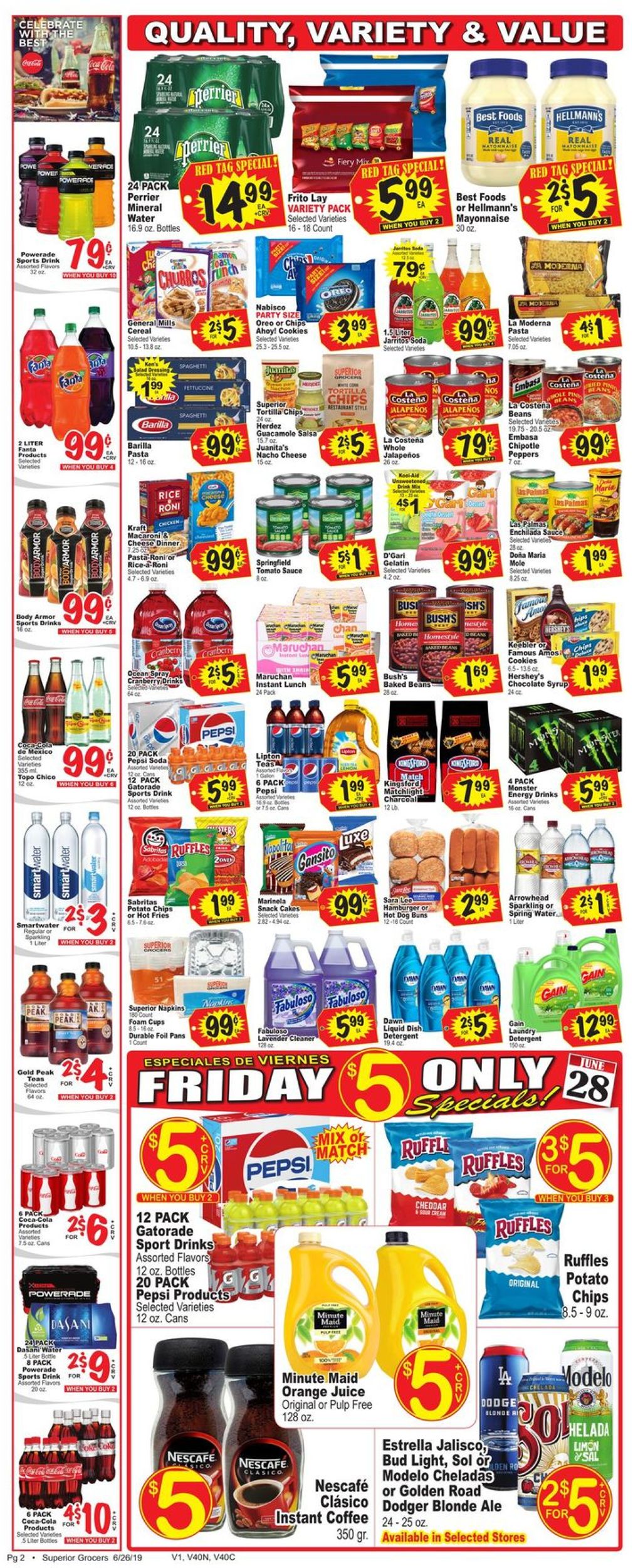 Superior Grocers Weekly Ad Circular - valid 06/26-07/02/2019 (Page 2)