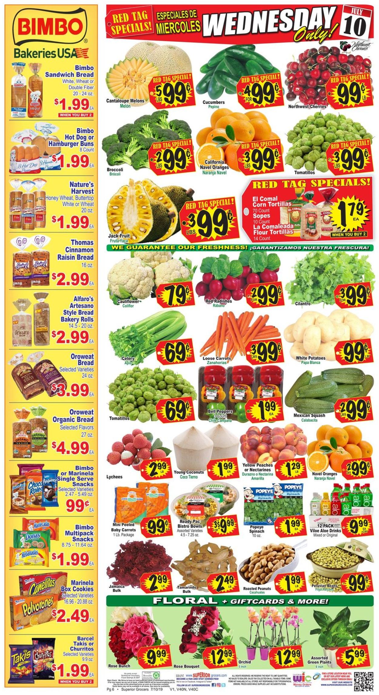 Superior Grocers Weekly Ad Circular - valid 07/10-07/16/2019 (Page 6)