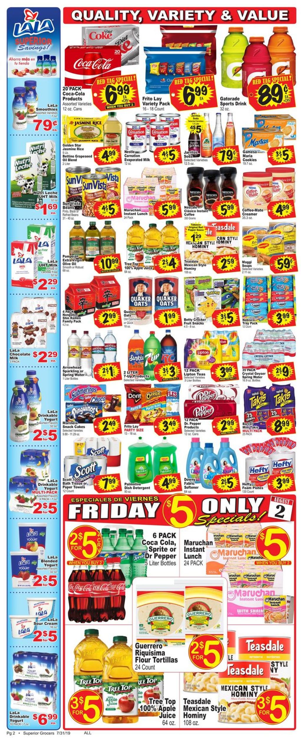 Superior Grocers Weekly Ad Circular - valid 07/31-08/06/2019 (Page 2)