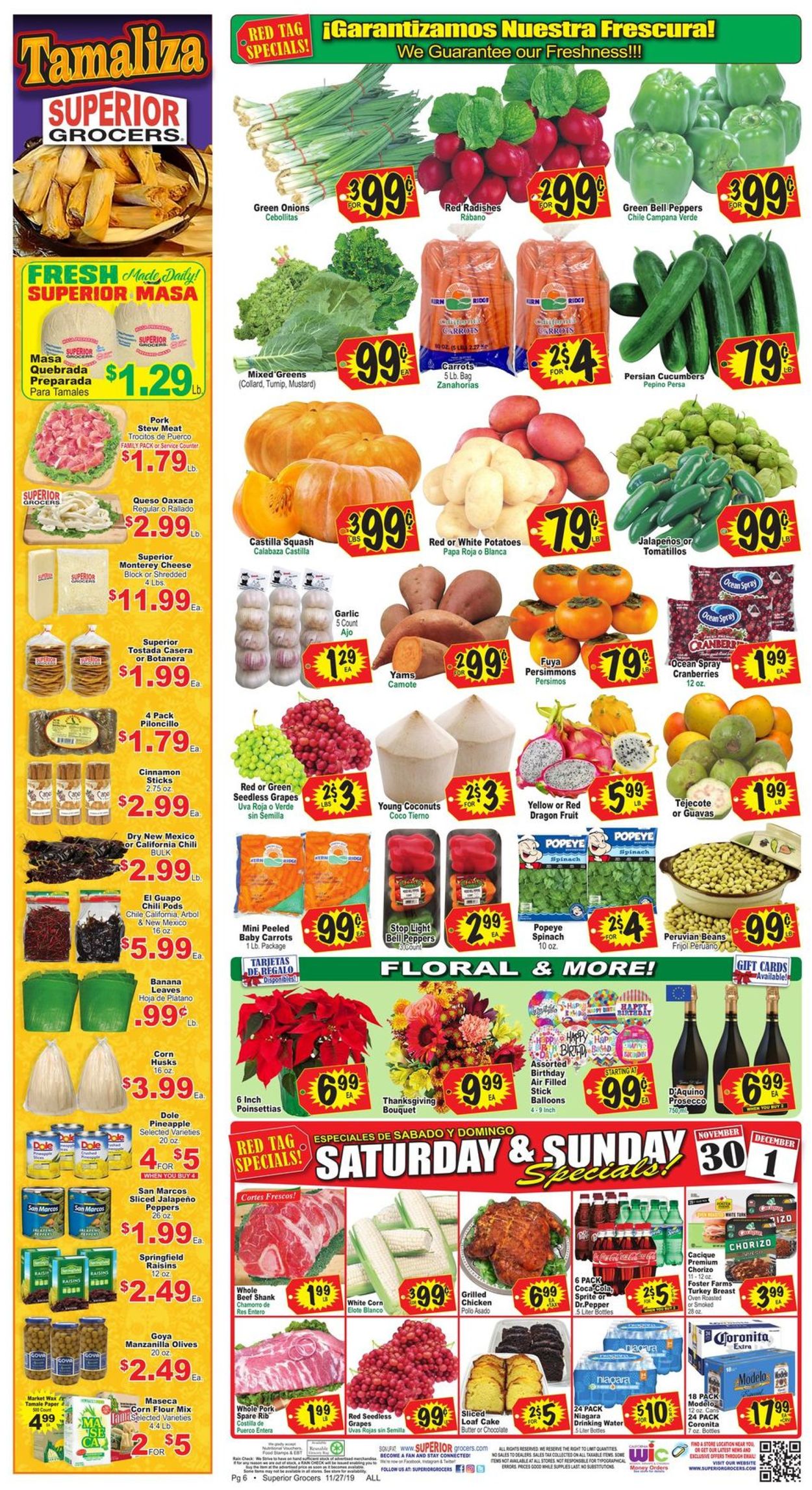 Superior Grocers Weekly Ad Circular - valid 11/27-12/03/2019 (Page 6)
