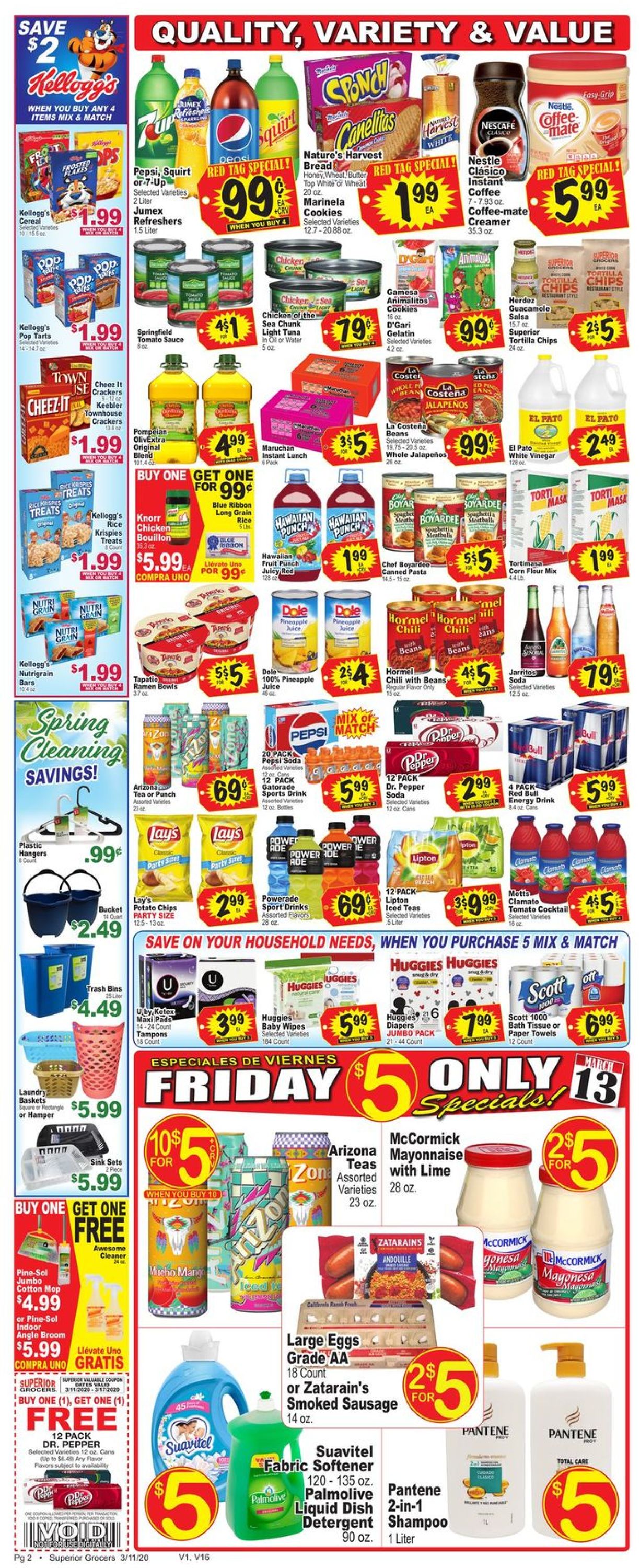 Superior Grocers Weekly Ad Circular - valid 03/11-03/17/2020 (Page 2)