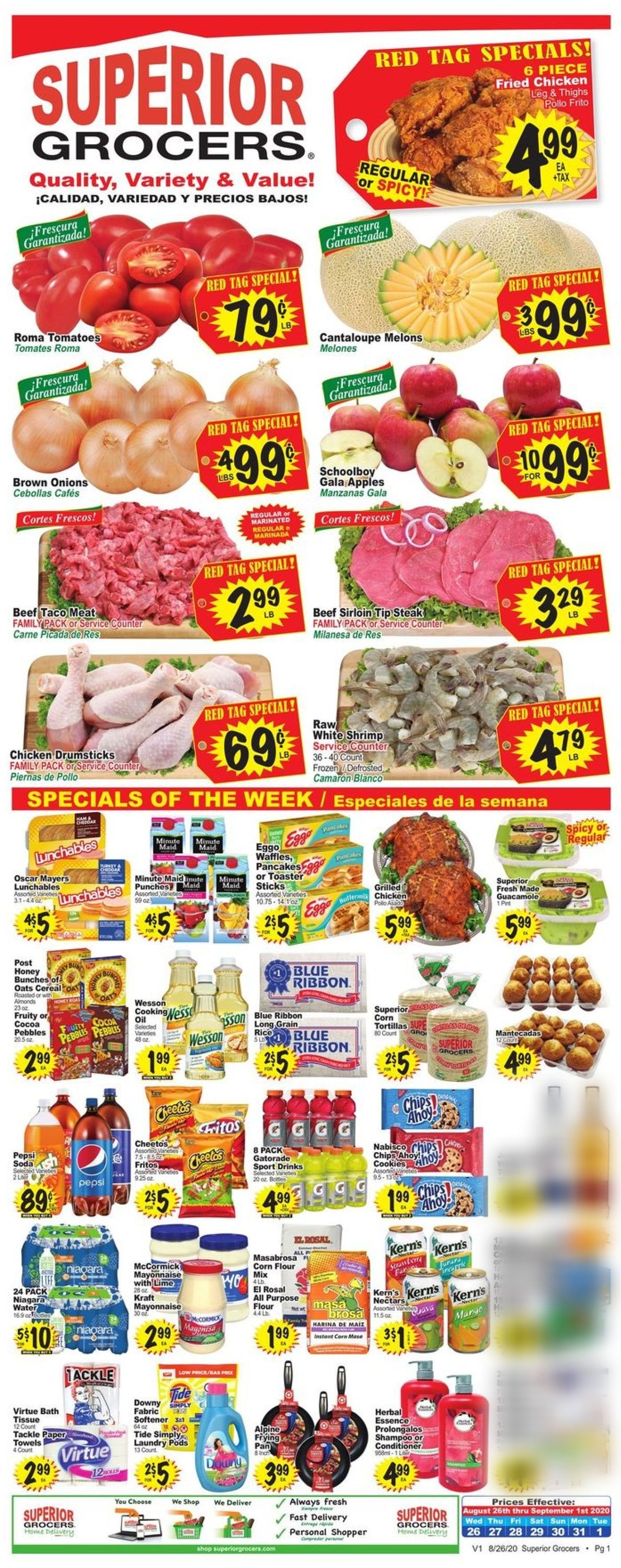 Superior Grocers Weekly Ad Circular - valid 08/26-09/01/2020