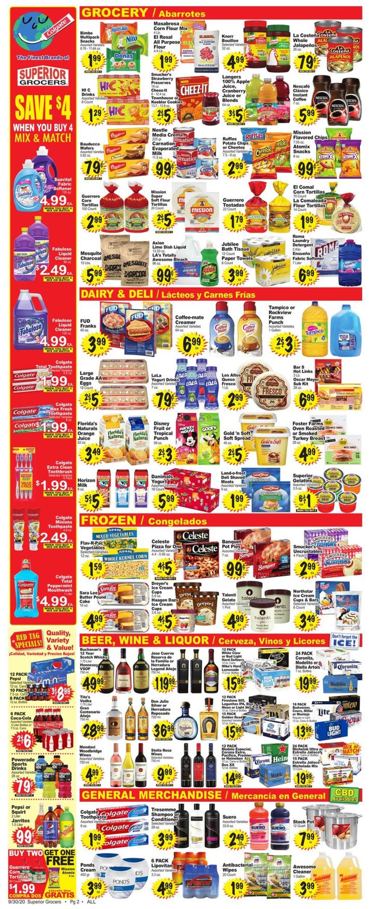 Superior Grocers Weekly Ad Circular - valid 09/30-10/06/2020 (Page 2)