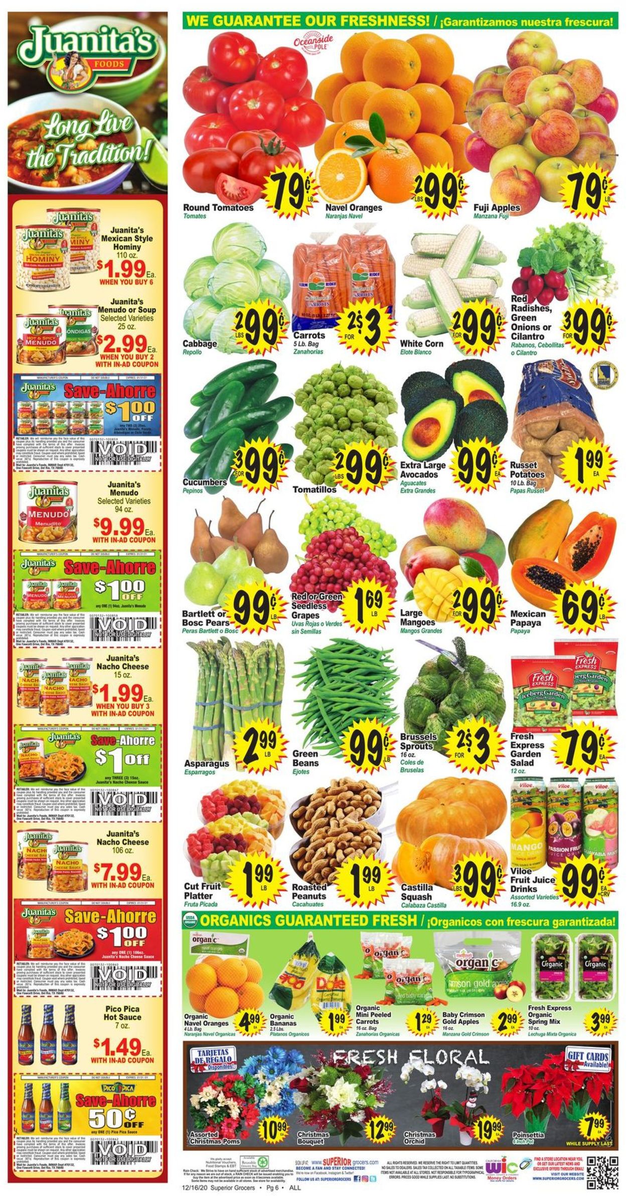 Superior Grocers Weekly Ad Circular - valid 12/16-12/22/2020 (Page 6)
