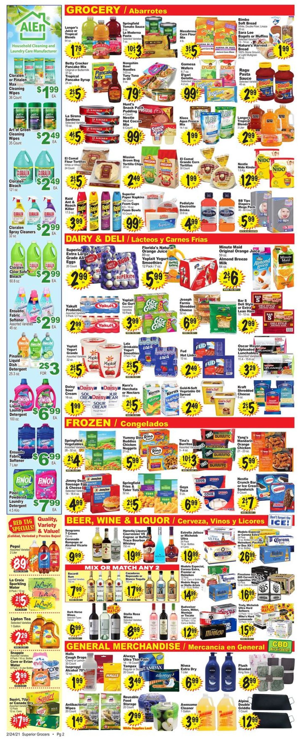 Superior Grocers Weekly Ad Circular - valid 02/24-03/02/2021 (Page 2)