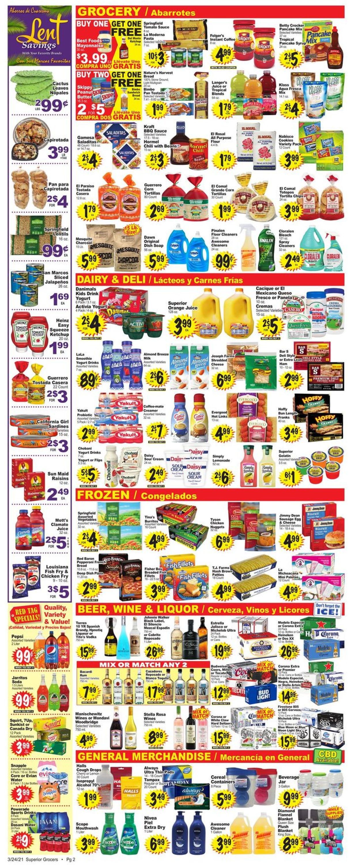 Superior Grocers Weekly Ad Circular - valid 03/24-03/30/2021 (Page 2)