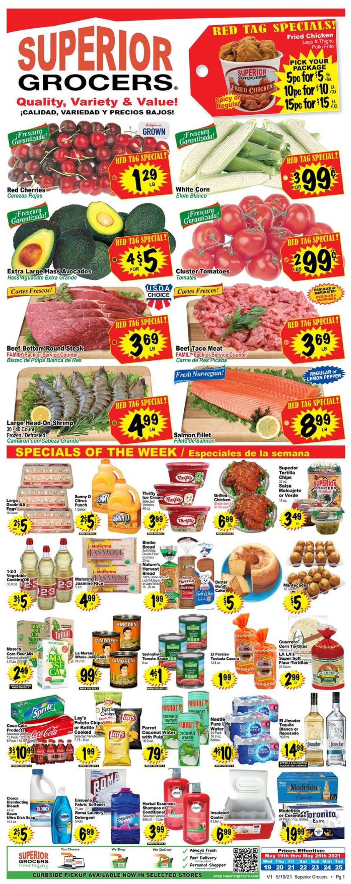 Superior Grocers Weekly Ad Circular - valid 05/19-05/25/2021