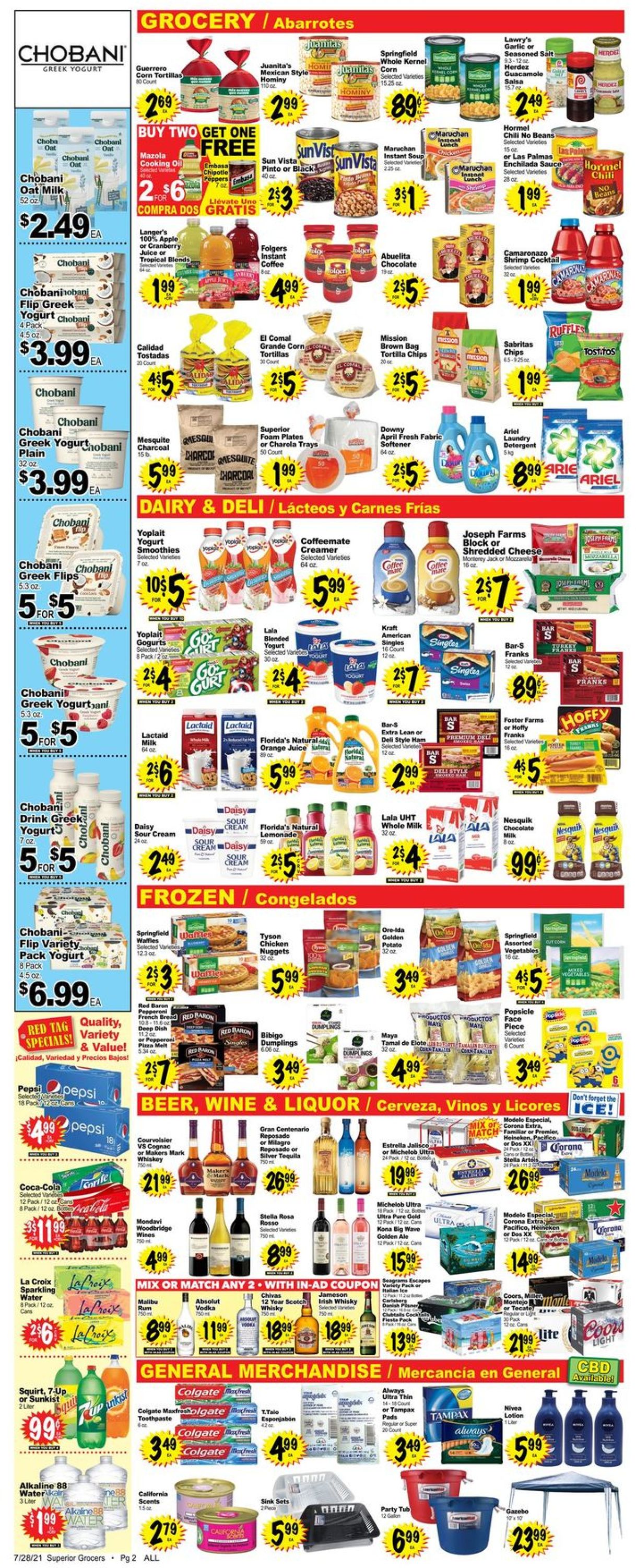 Superior Grocers Weekly Ad Circular - valid 07/28-08/03/2021 (Page 2)