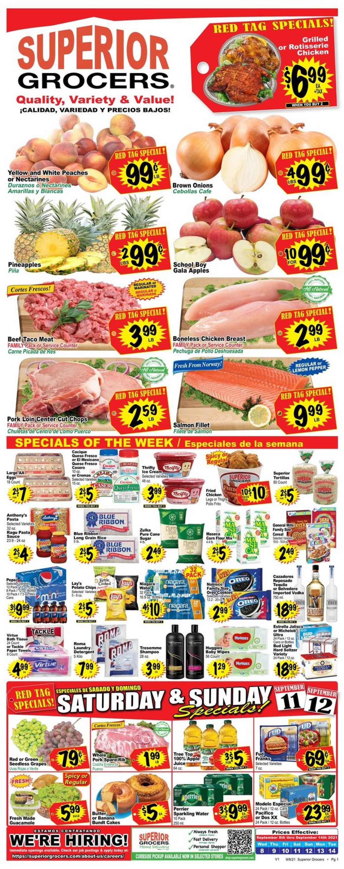 Superior Grocers Weekly Ad Circular - valid 09/08-09/14/2021