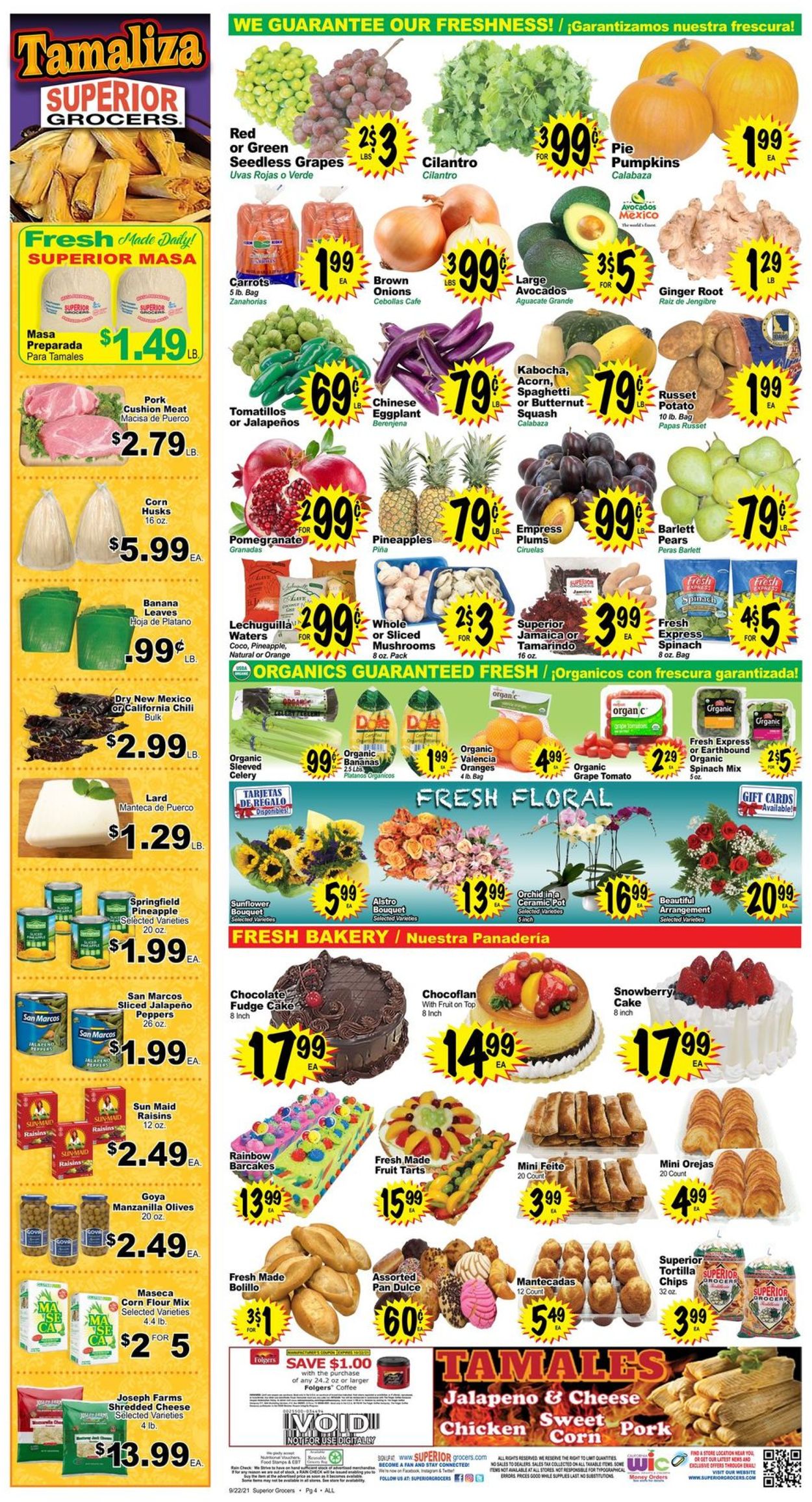 Superior Grocers Weekly Ad Circular - valid 09/22-09/28/2021 (Page 4)