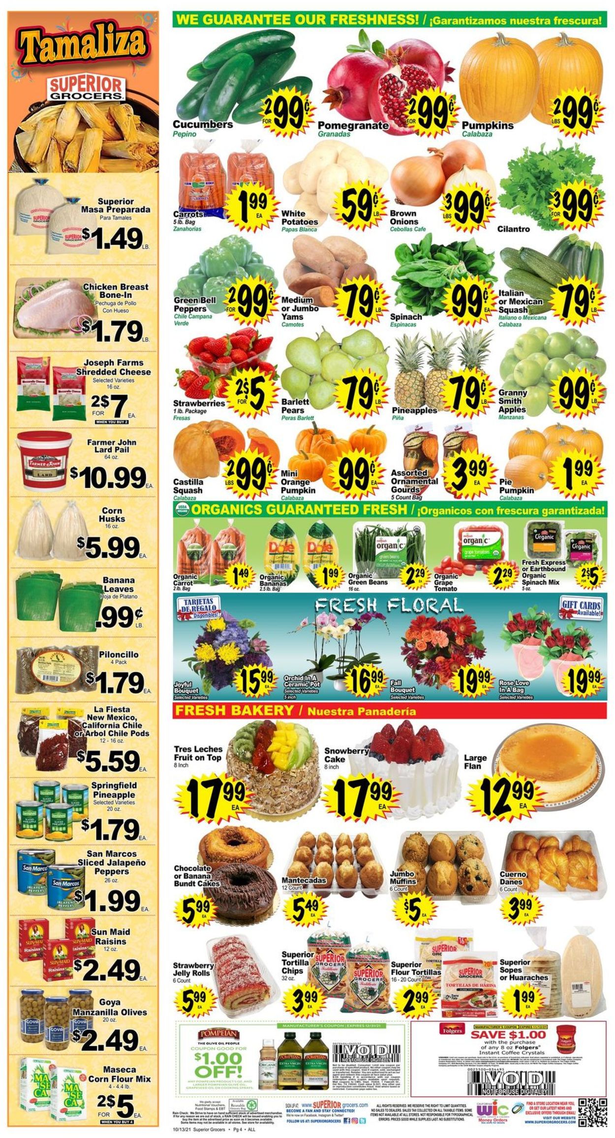 Superior Grocers Weekly Ad Circular - valid 10/13-10/19/2021 (Page 4)