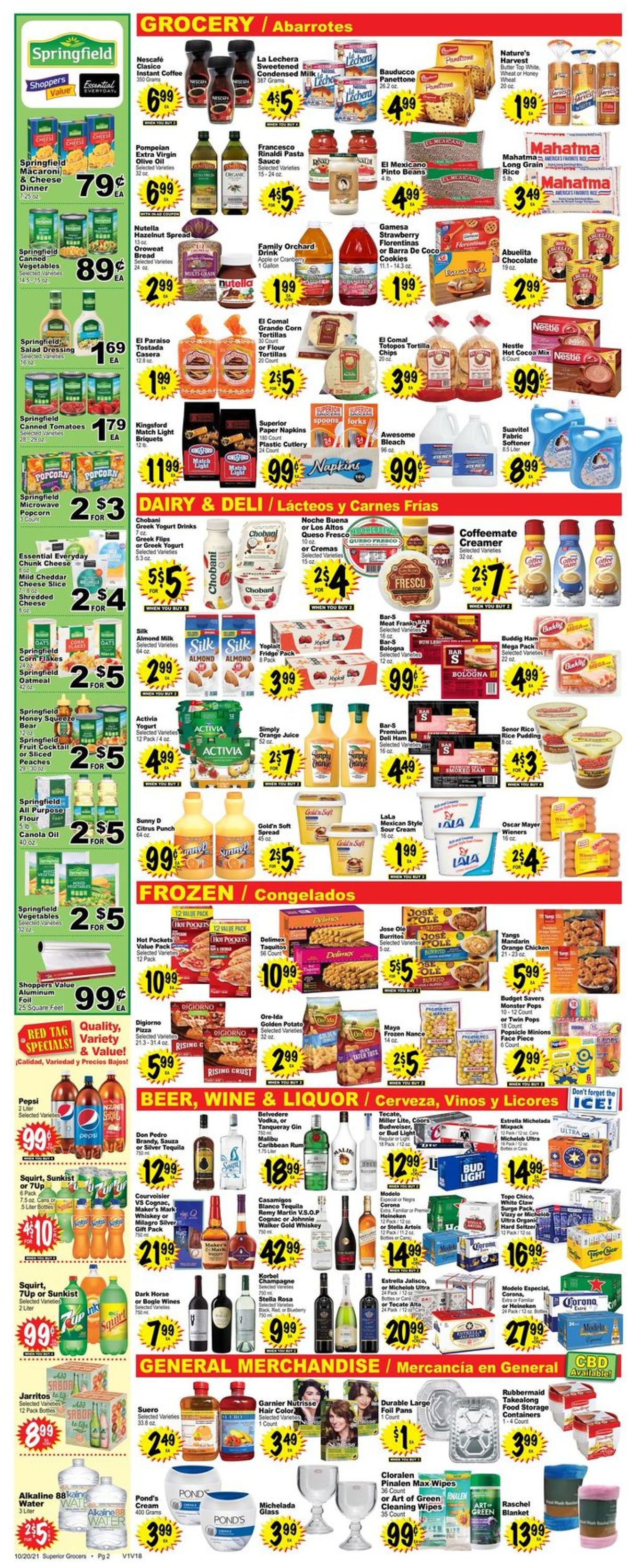 Superior Grocers Weekly Ad Circular - valid 10/20-10/26/2021 (Page 2)