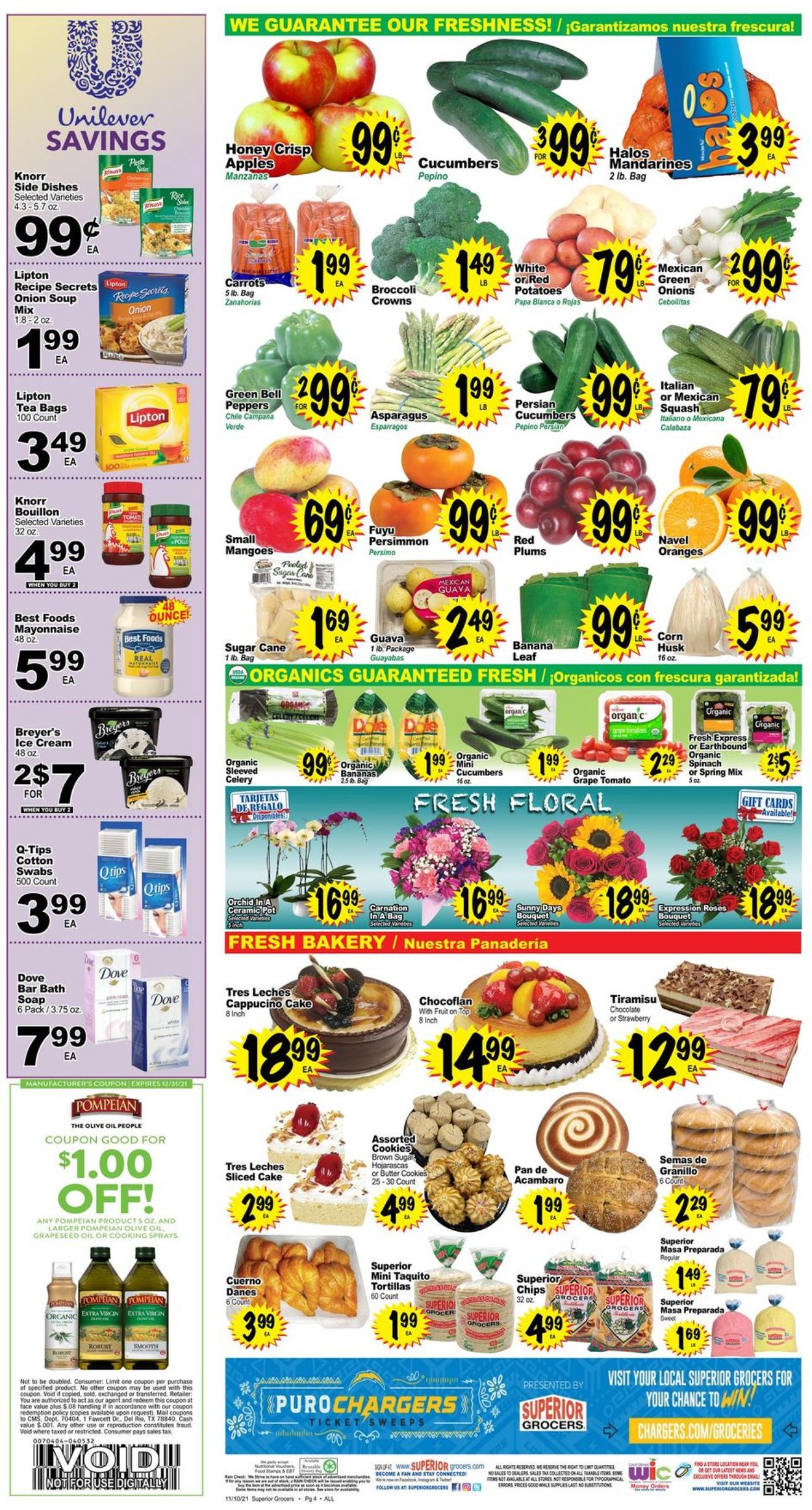 Superior Grocers Weekly Ad Circular - valid 11/10-11/16/2021 (Page 4)