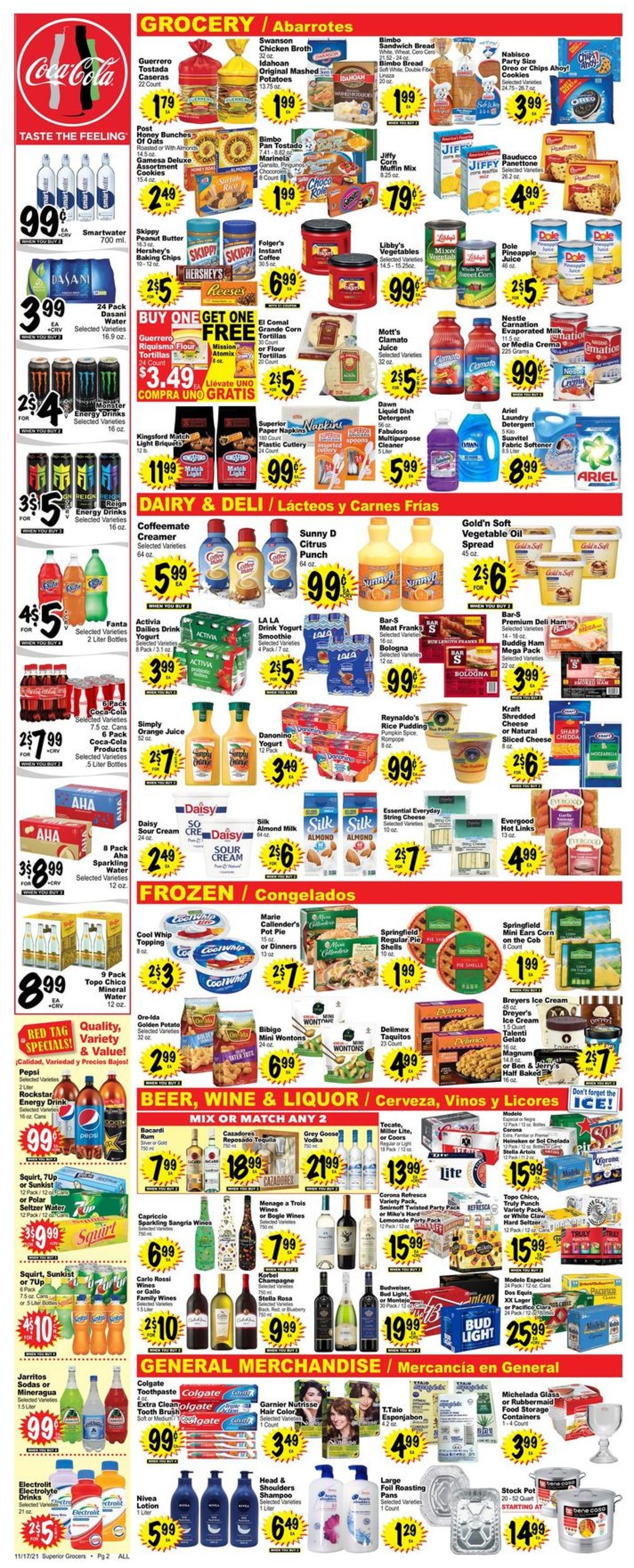 Superior Grocers HOLIDAY 2021 Weekly Ad Circular - valid 11/17-11/23/2021 (Page 2)