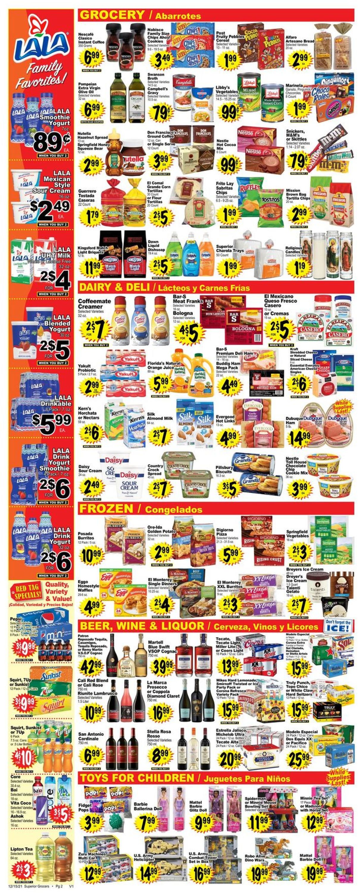 Superior Grocers HOLIDAYS 2021 Weekly Ad Circular - valid 12/15-12/21/2021 (Page 2)