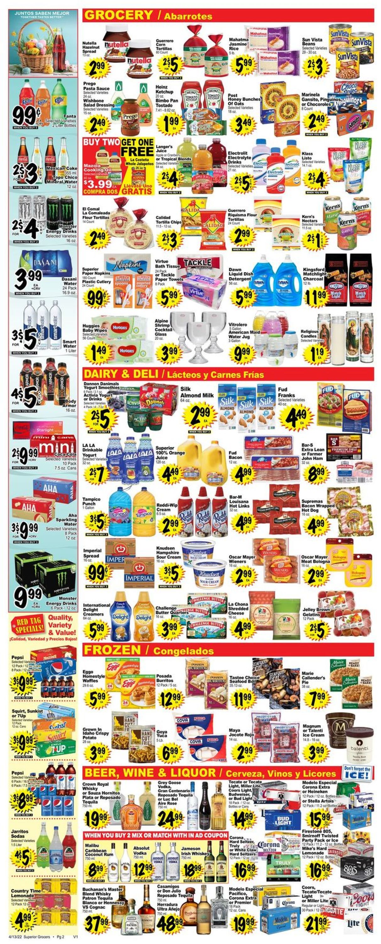 Superior Grocers EASTER 2022 Weekly Ad Circular - valid 04/13-04/19/2022 (Page 2)