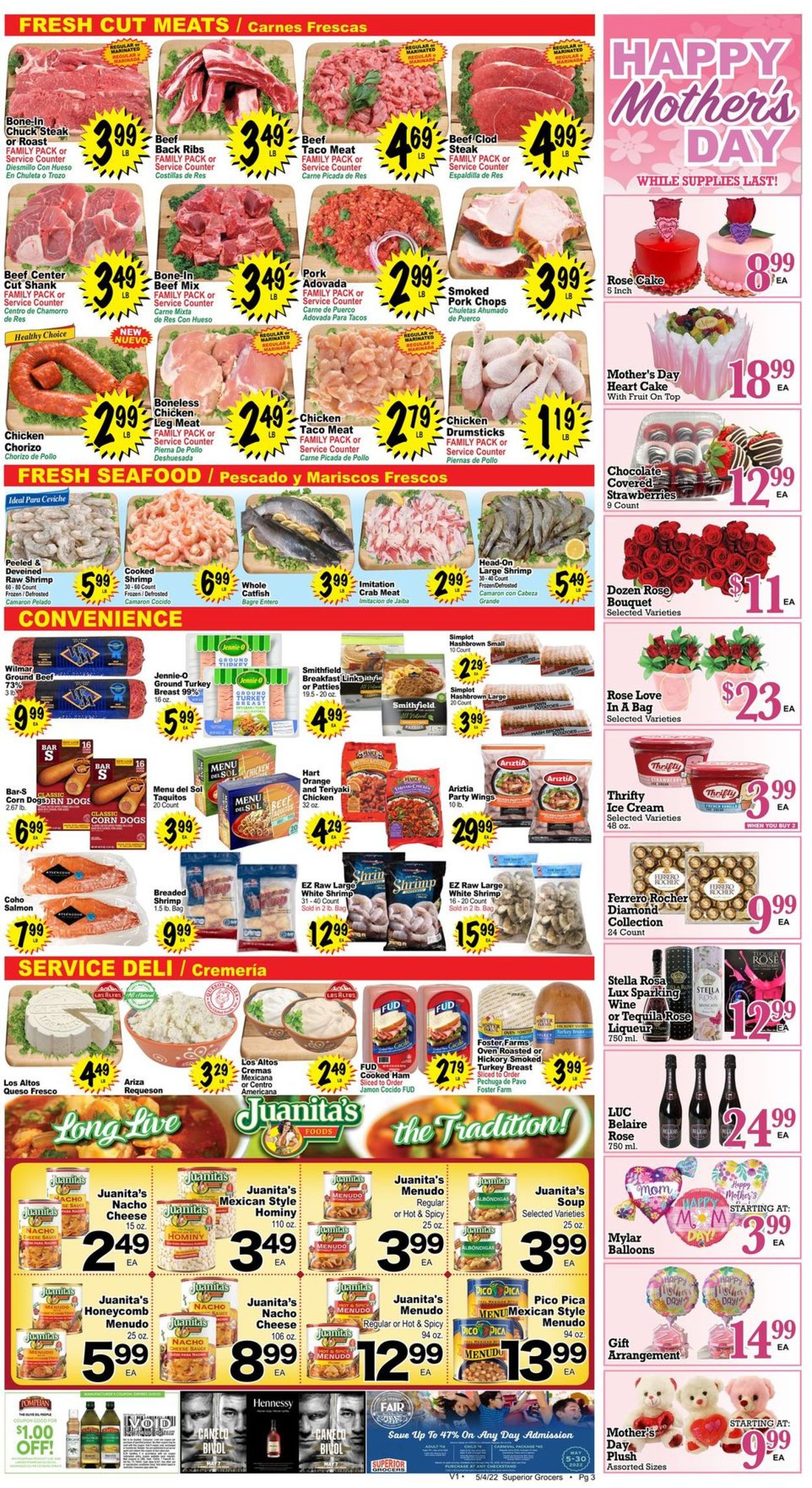 Superior Grocers Weekly Ad Circular - valid 05/04-05/10/2022 (Page 3)