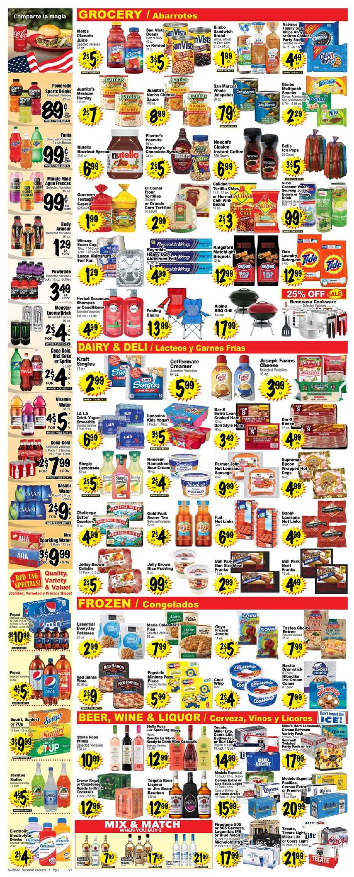 Superior Grocers Weekly Ad Circular - valid 06/29-07/05/2022 (Page 2)