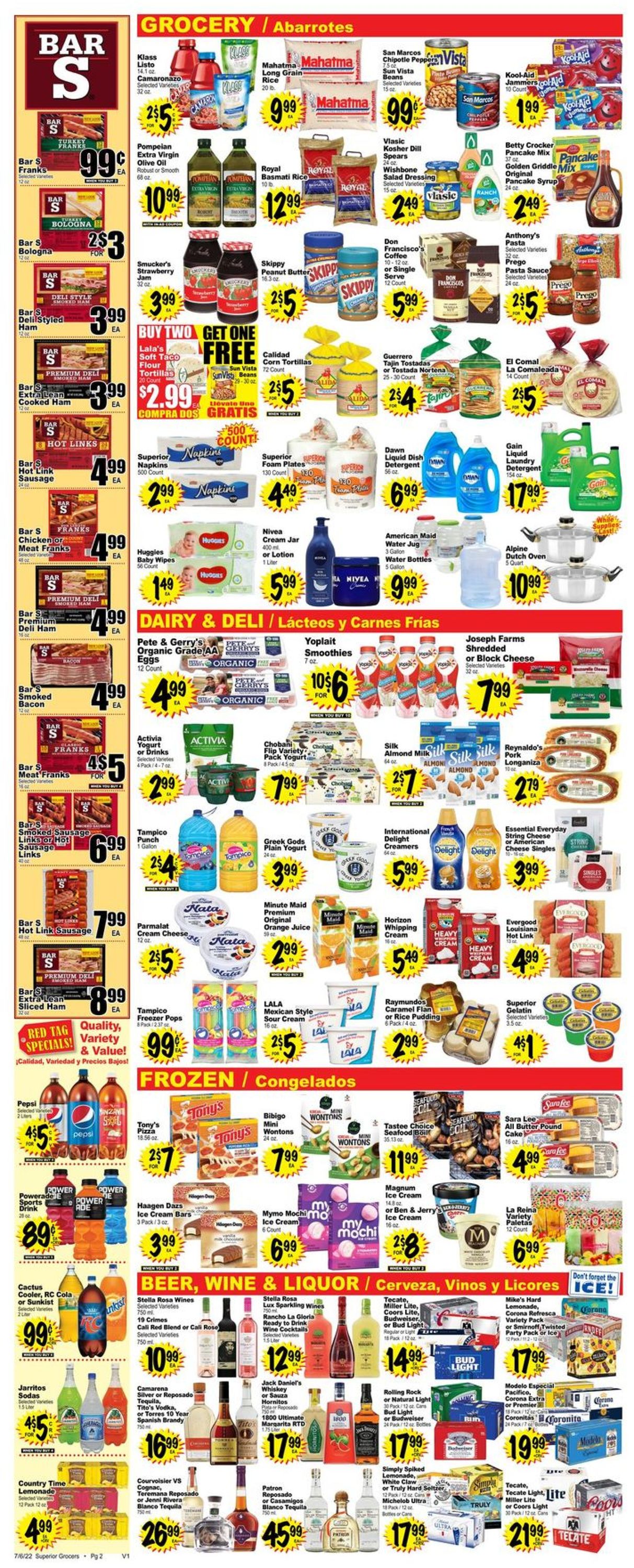 Superior Grocers Weekly Ad Circular - valid 07/06-07/12/2022 (Page 2)