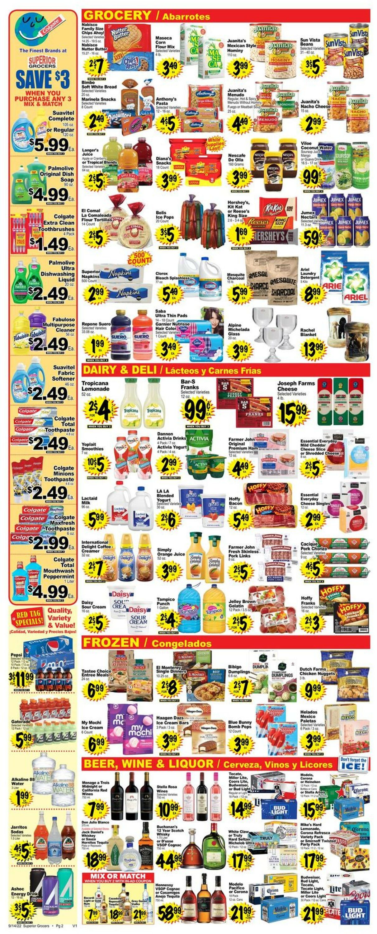 Superior Grocers Weekly Ad Circular - valid 09/14-09/20/2022 (Page 2)