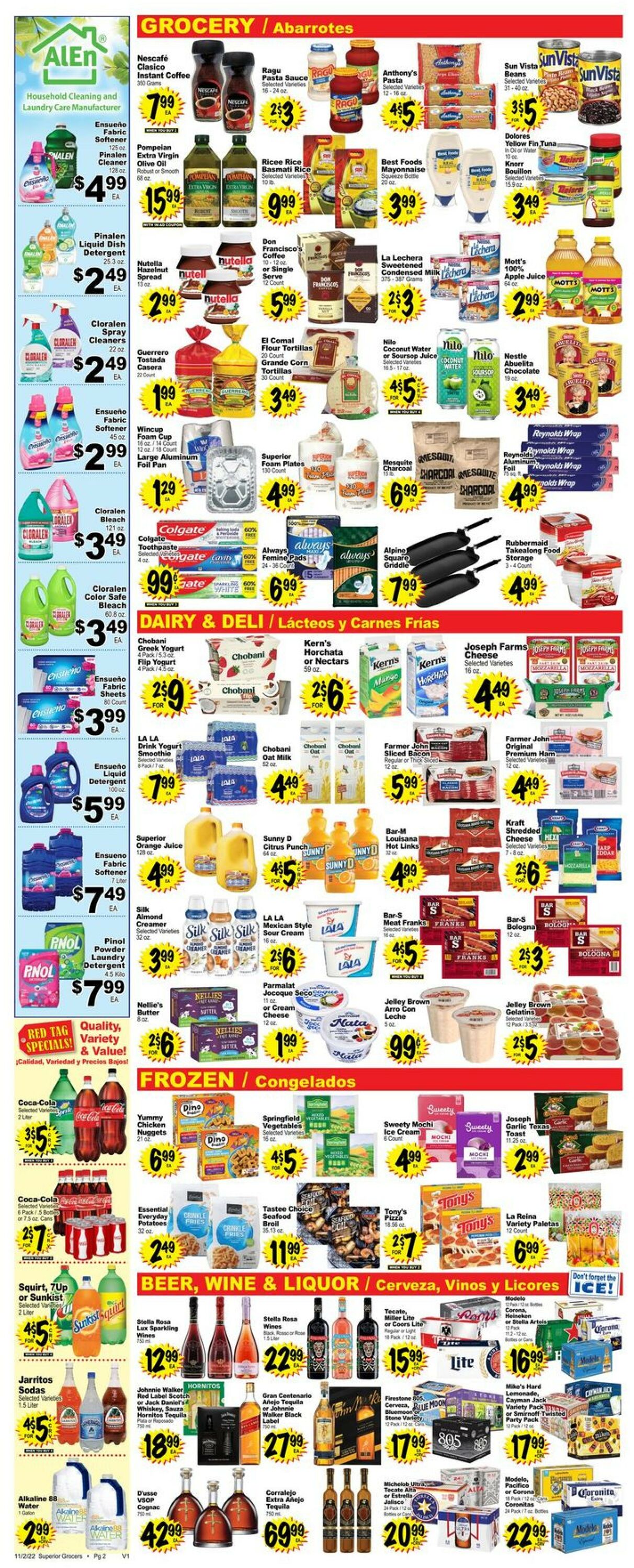 Superior Grocers Weekly Ad Circular - valid 11/02-11/08/2022 (Page 2)