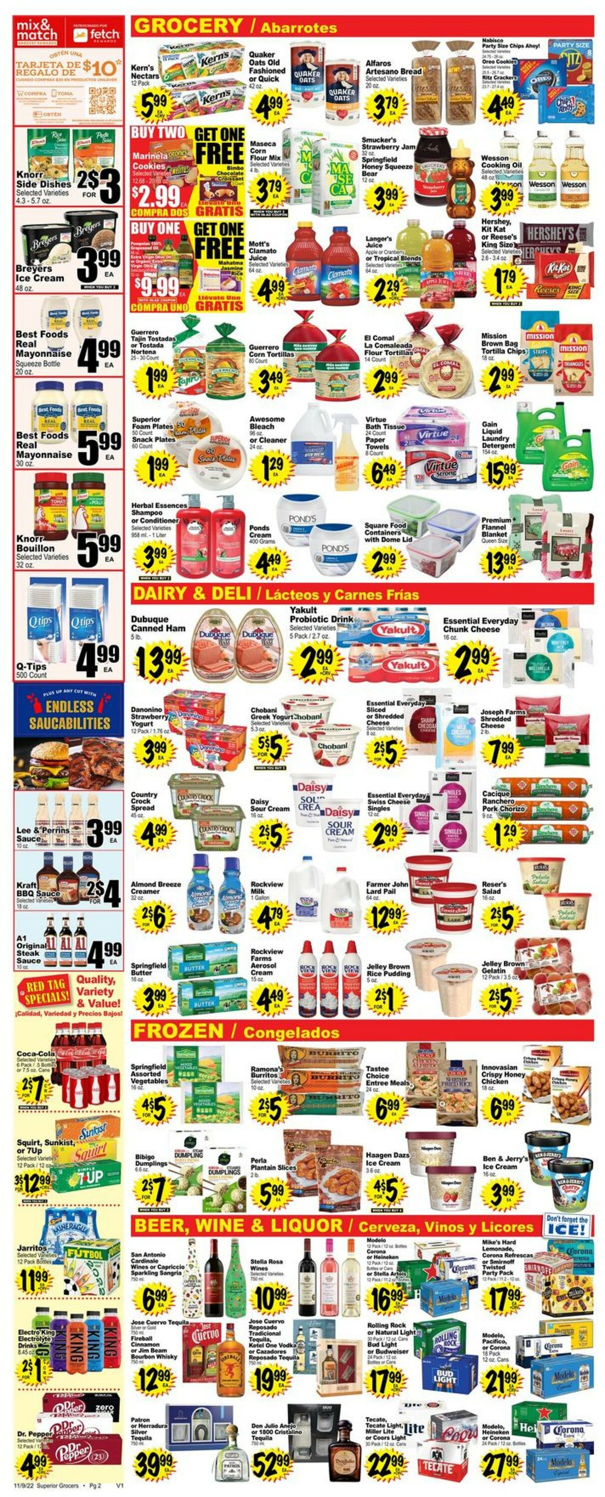 Superior Grocers Weekly Ad Circular - valid 11/09-11/15/2022 (Page 2)