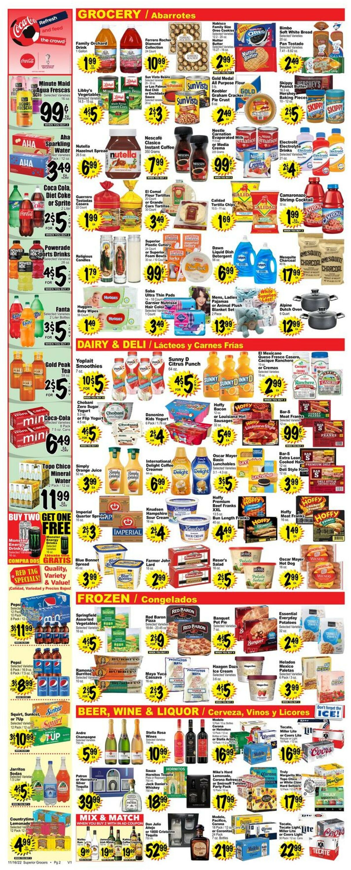 Superior Grocers Weekly Ad Circular - valid 11/16-11/22/2022 (Page 2)