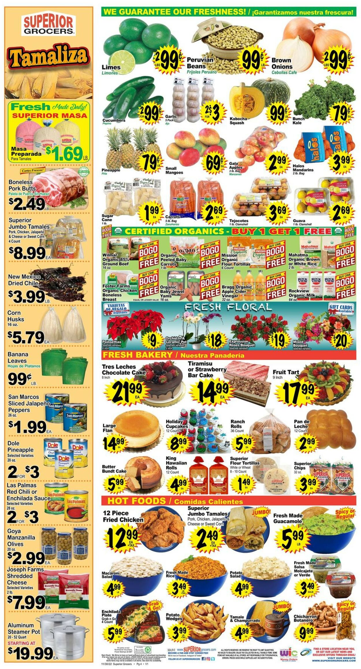 Superior Grocers Weekly Ad Circular - valid 11/30-12/06/2022 (Page 4)