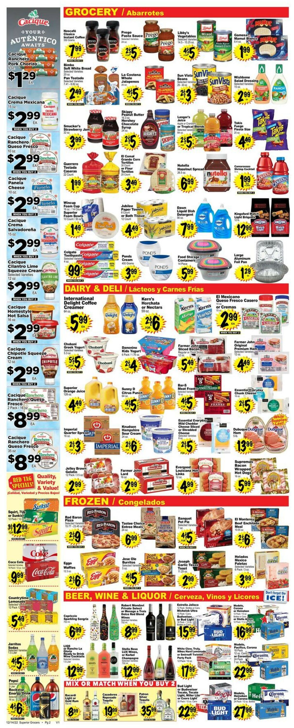 Superior Grocers Weekly Ad Circular - valid 12/14-12/20/2022 (Page 2)