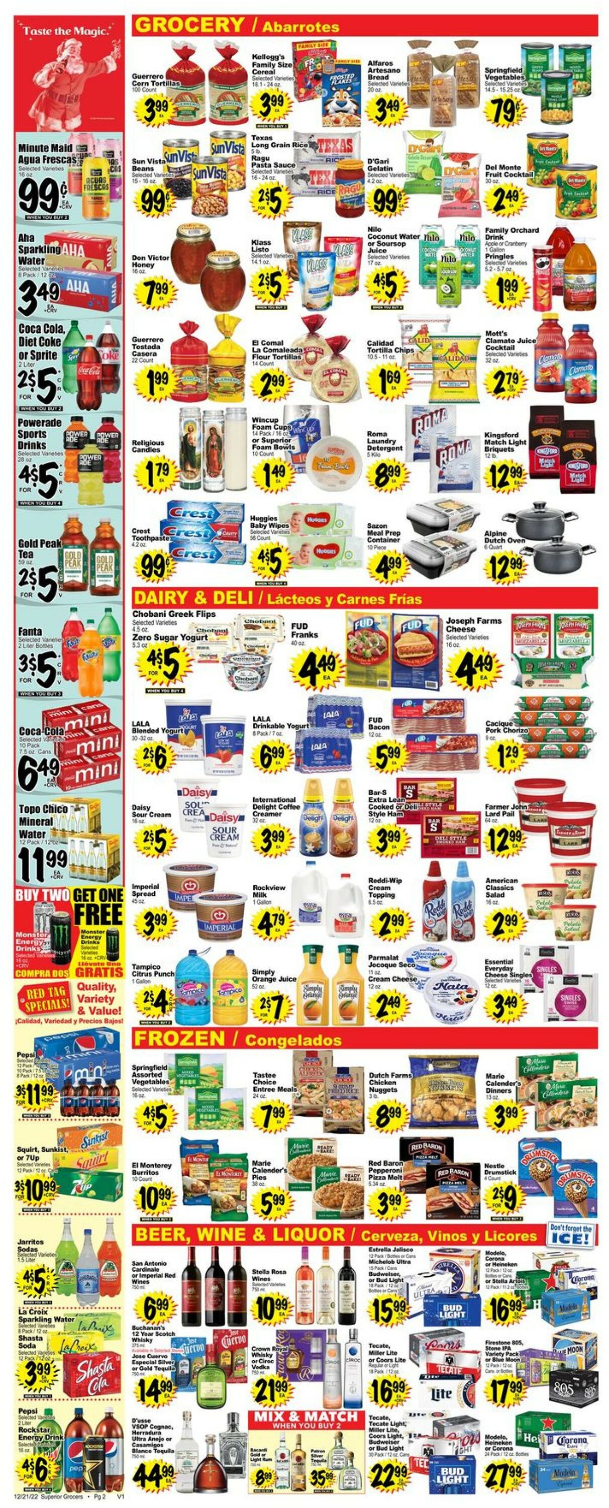 Superior Grocers Weekly Ad Circular - valid 12/21-12/27/2022 (Page 2)