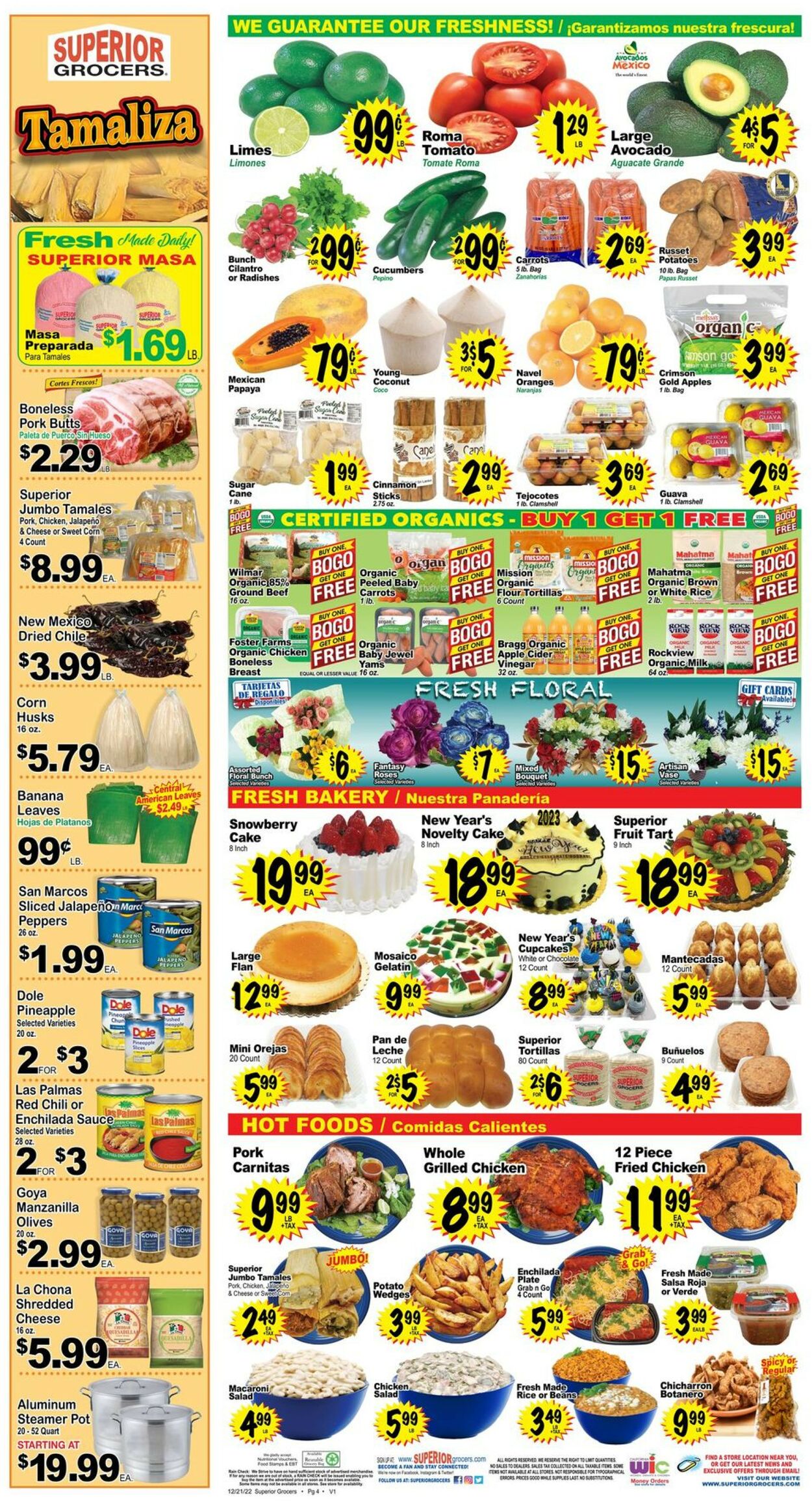 Superior Grocers Weekly Ad Circular - valid 12/28-01/03/2023 (Page 4)