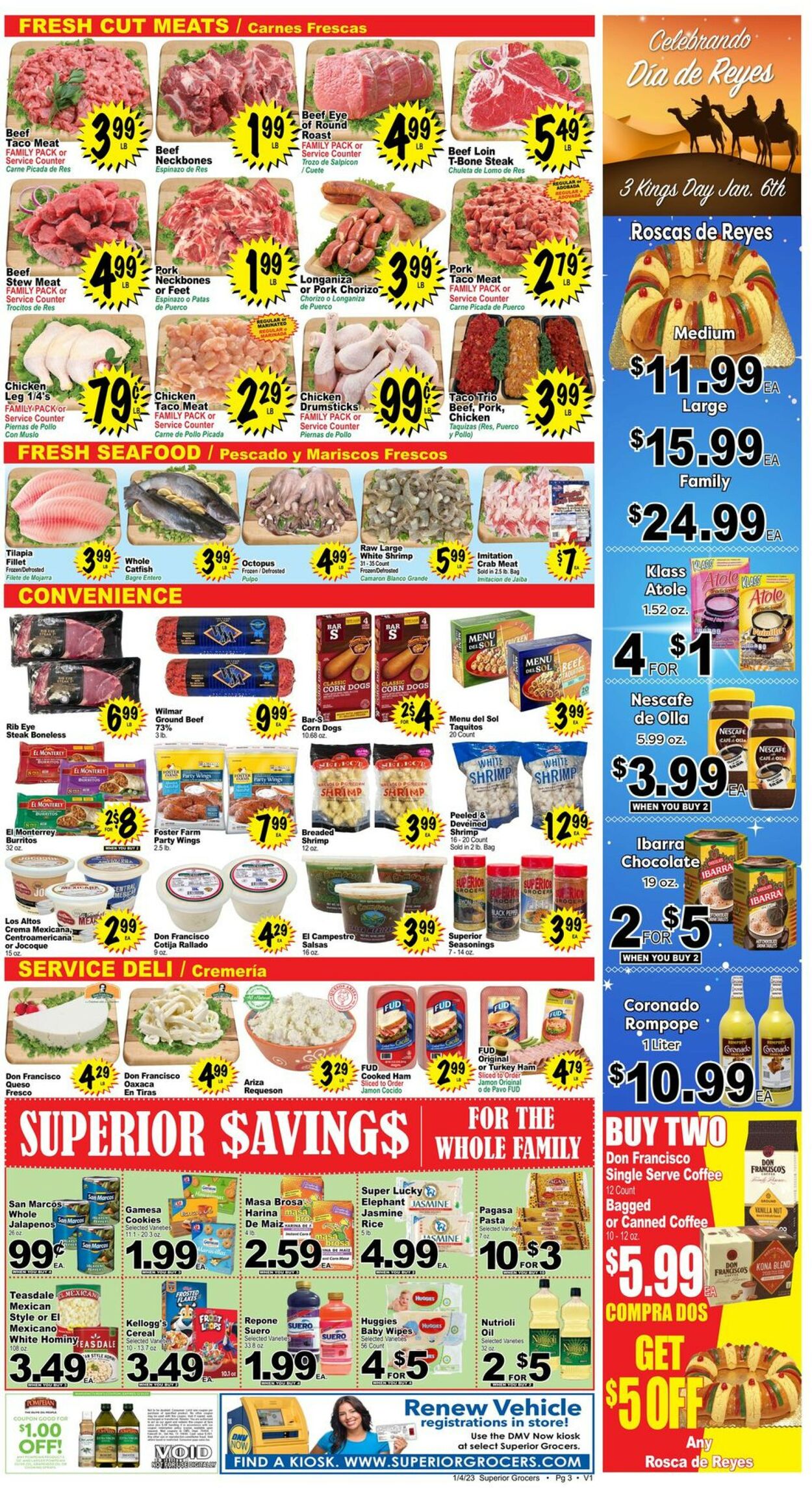 Superior Grocers Weekly Ad Circular - valid 01/04-01/10/2023 (Page 3)