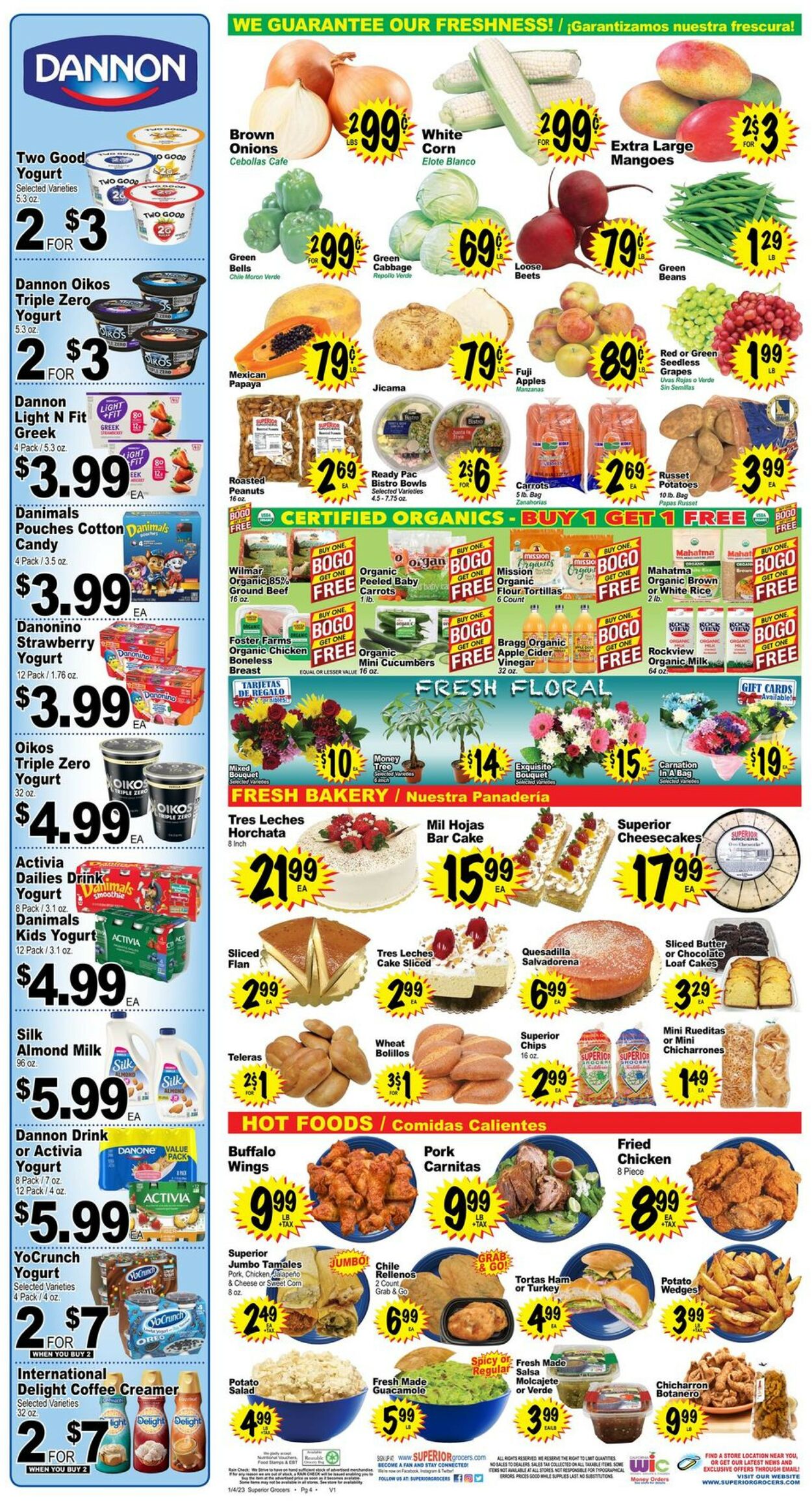 Superior Grocers Weekly Ad Circular - valid 01/04-01/10/2023 (Page 4)