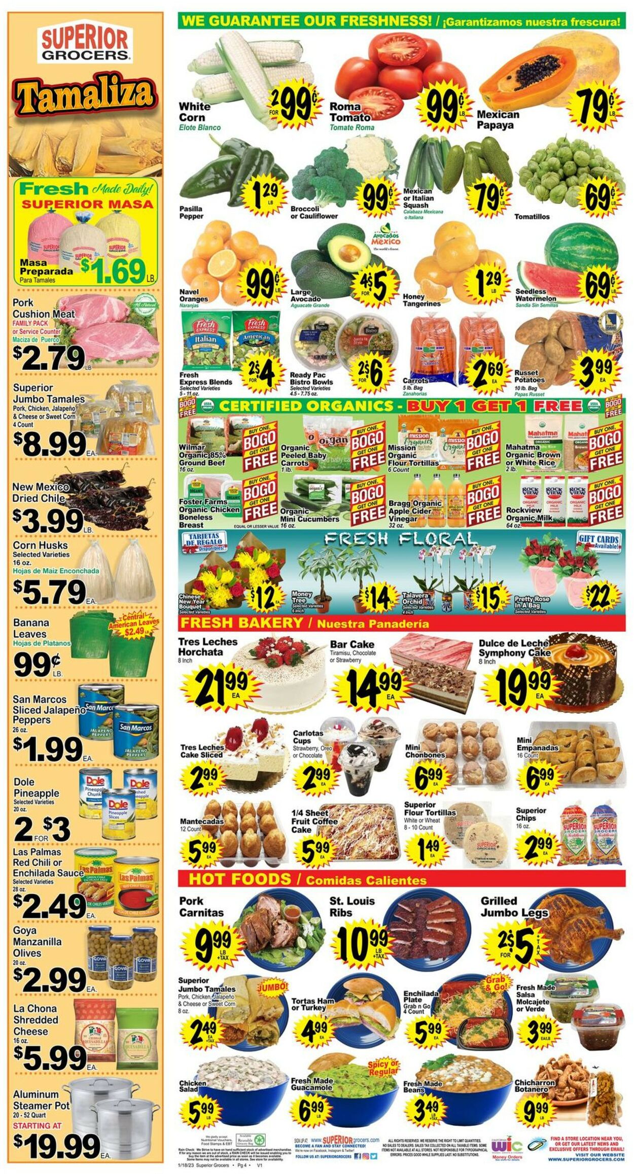 Superior Grocers Weekly Ad Circular - valid 01/18-01/24/2023 (Page 4)