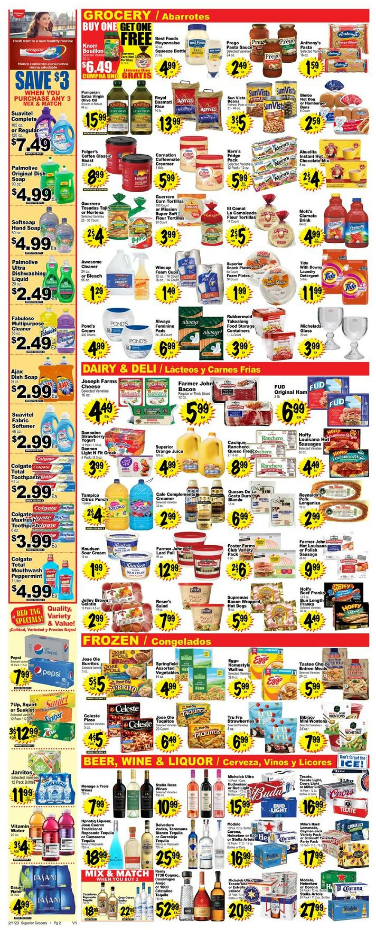 Superior Grocers Weekly Ad Circular - valid 02/01-02/07/2023 (Page 2)
