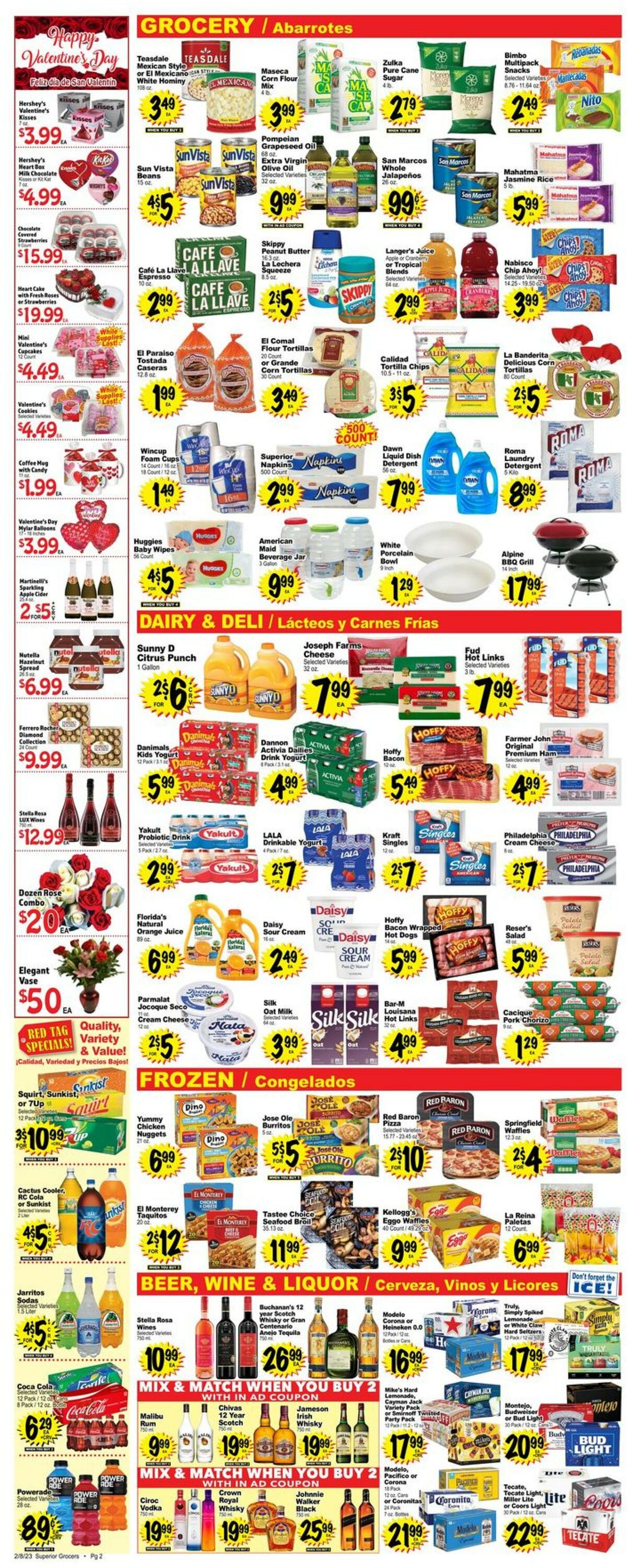 Superior Grocers Weekly Ad Circular - valid 02/08-02/14/2023 (Page 2)