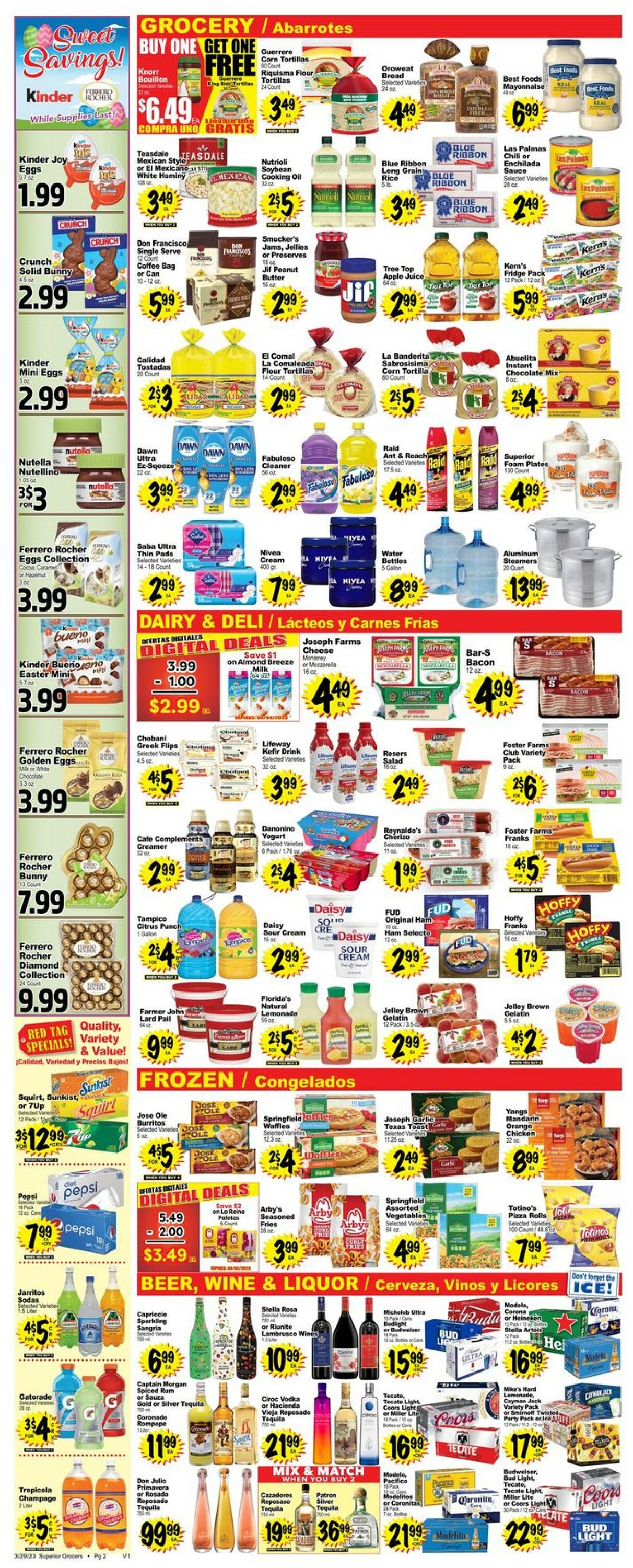 Superior Grocers Weekly Ad Circular - valid 03/29-04/04/2023 (Page 2)