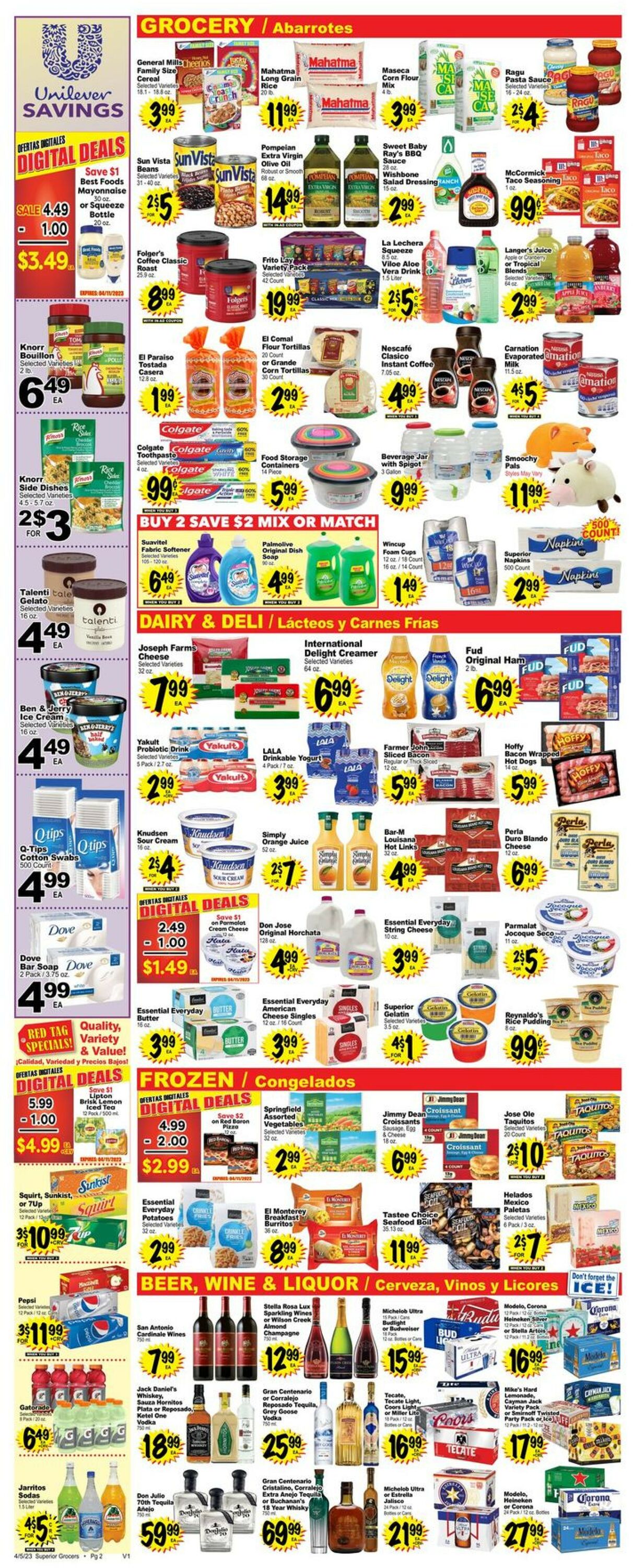 Superior Grocers Weekly Ad Circular - valid 04/05-04/11/2023 (Page 2)
