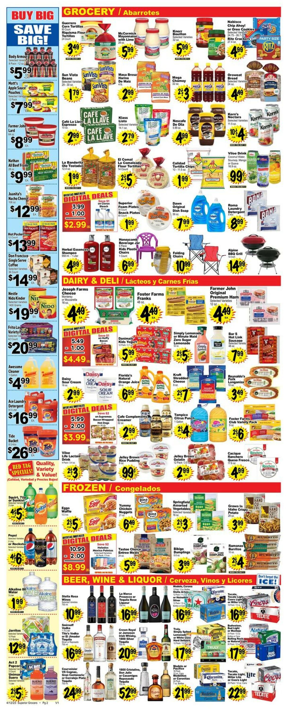 Superior Grocers Weekly Ad Circular - valid 04/12-04/18/2023 (Page 2)