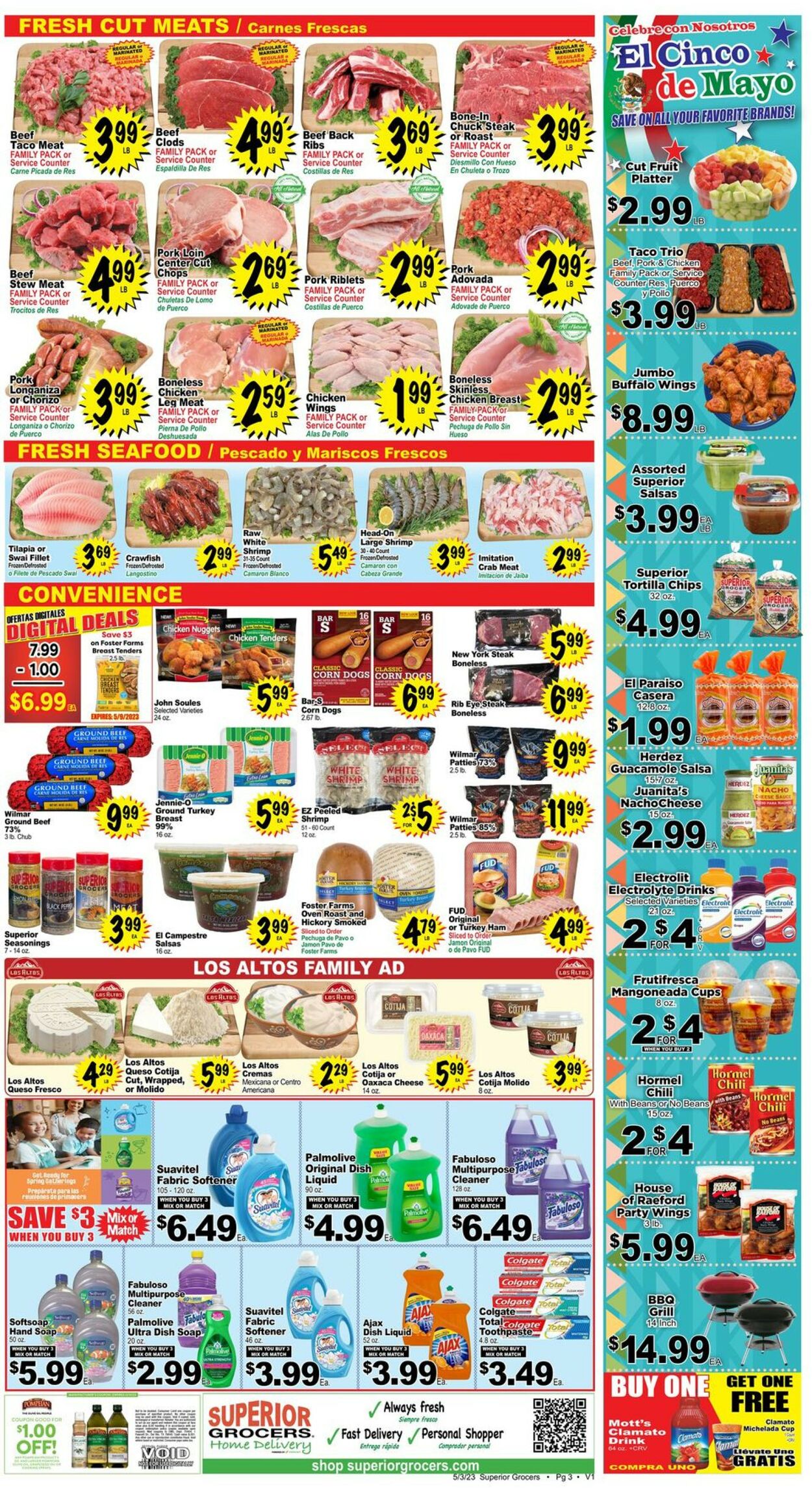 Superior Grocers Weekly Ad Circular - valid 05/03-05/09/2023 (Page 3)