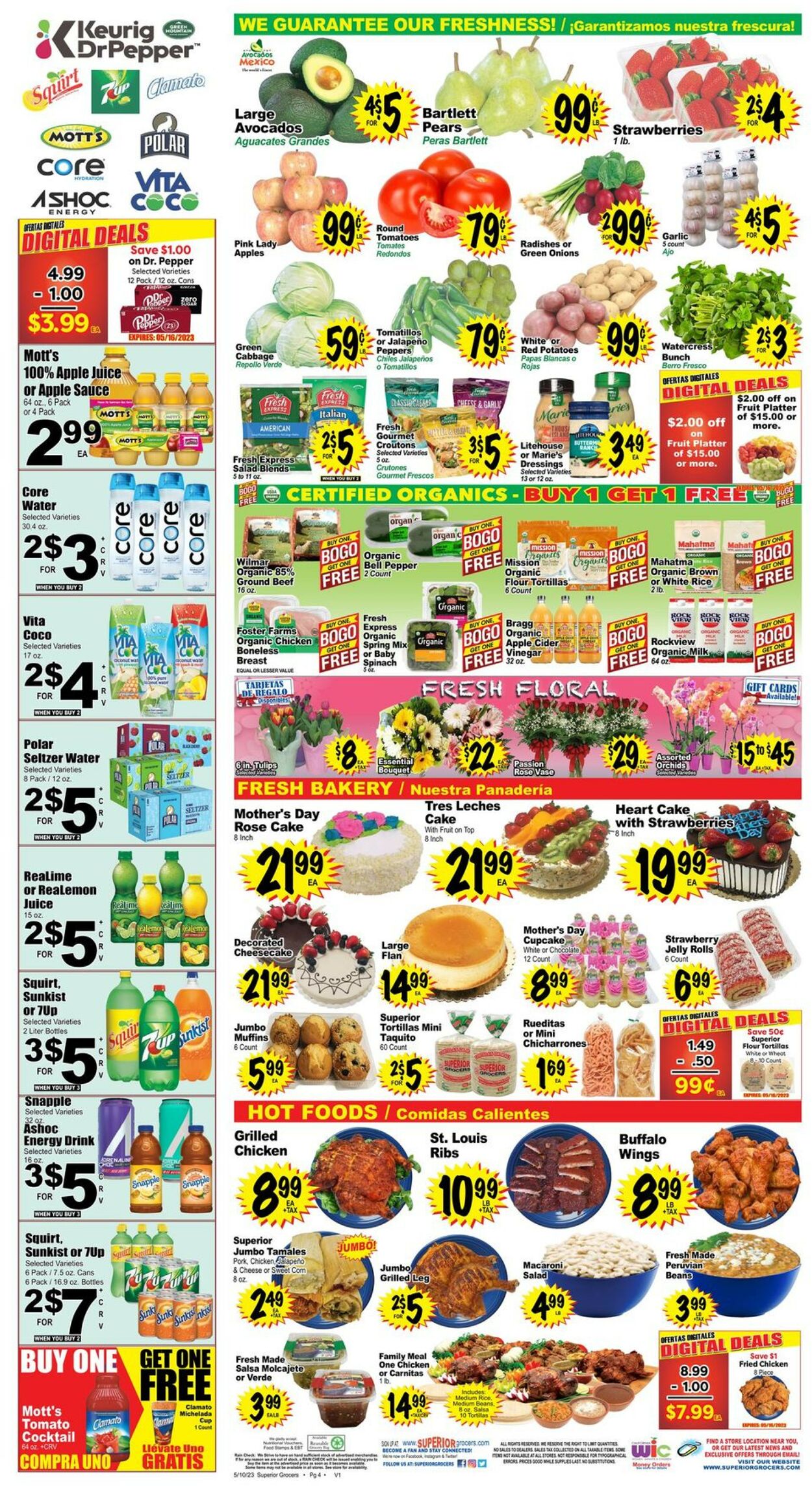 Superior Grocers Weekly Ad Circular - valid 05/10-05/16/2023 (Page 4)
