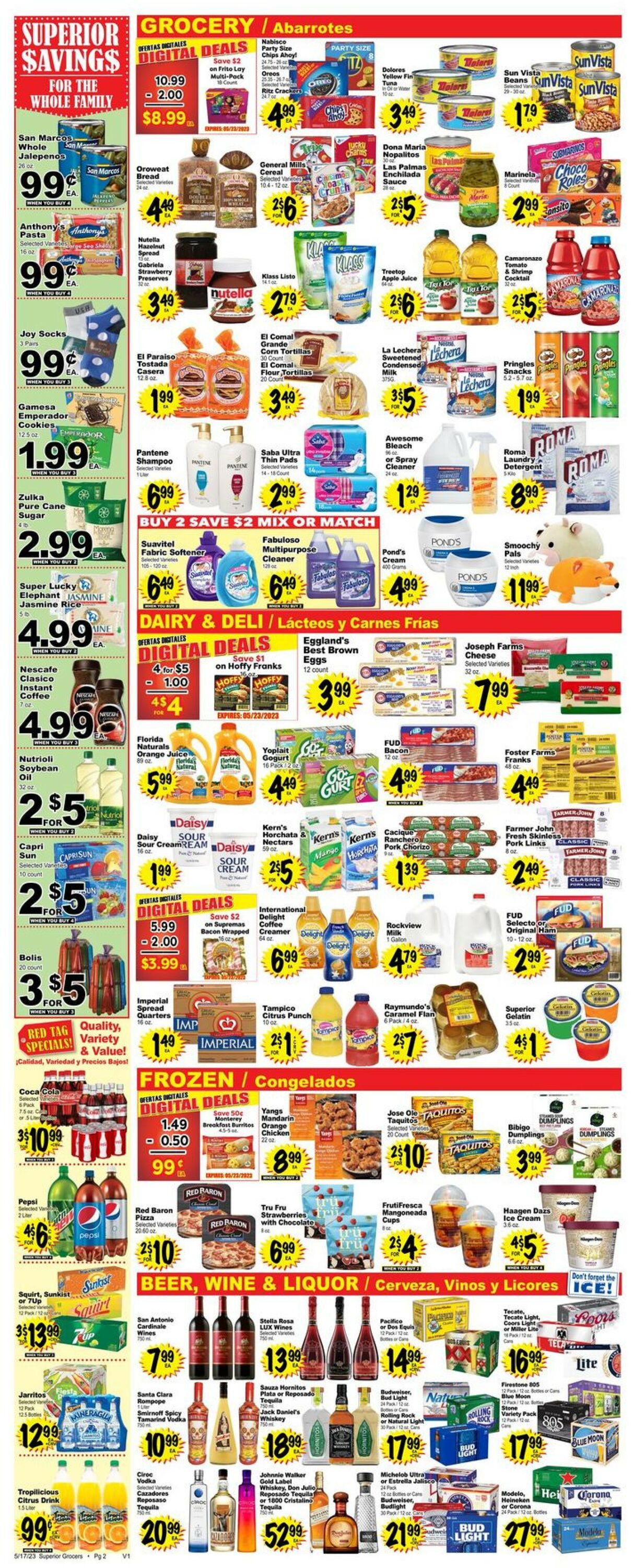 Superior Grocers Weekly Ad Circular - valid 05/17-05/23/2023 (Page 2)