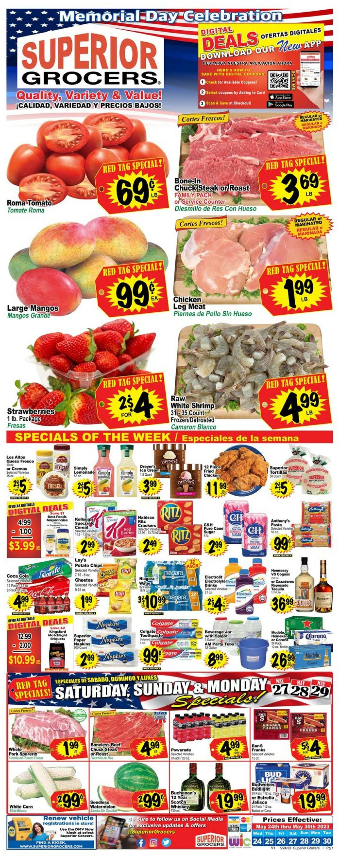 Superior Grocers Weekly Ad Circular - valid 05/24-05/30/2023